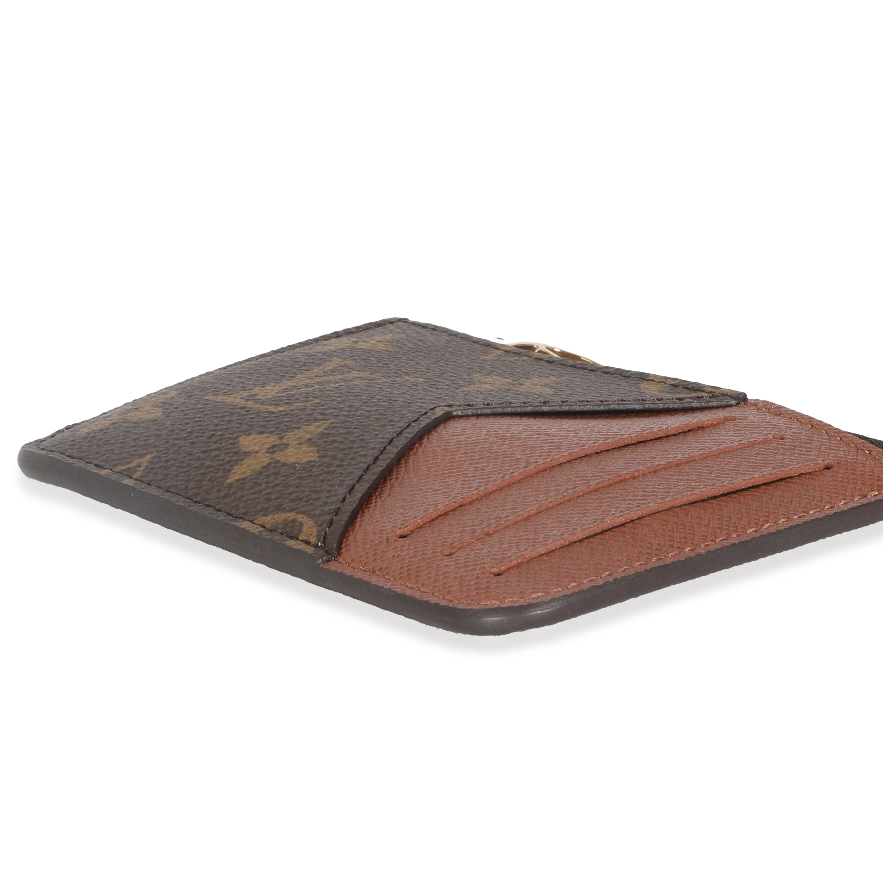 Cognac Monogram Canvas Romy Card Holder - Image 7