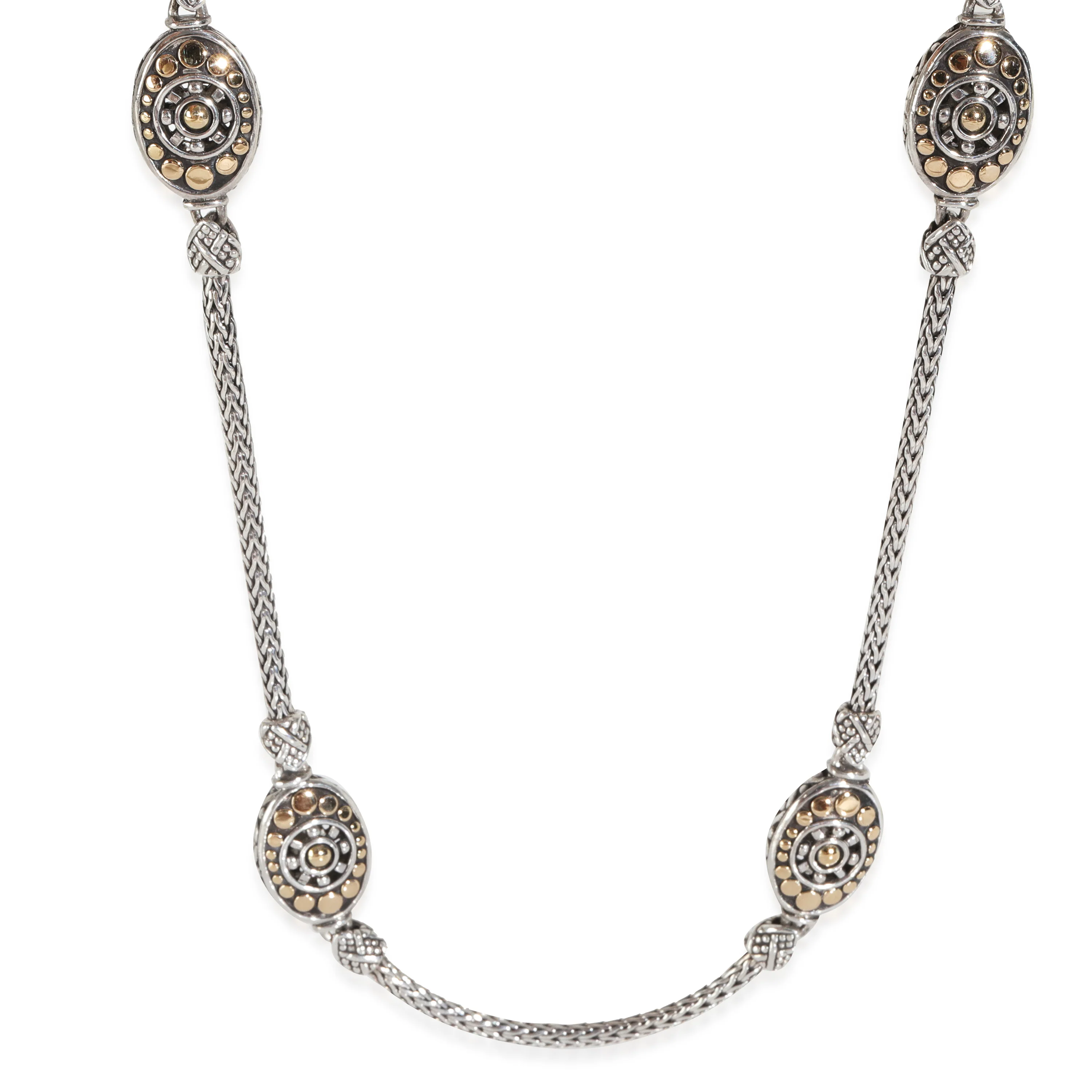 Yellow Gold & Sterling Silver Dot Collection Necklace