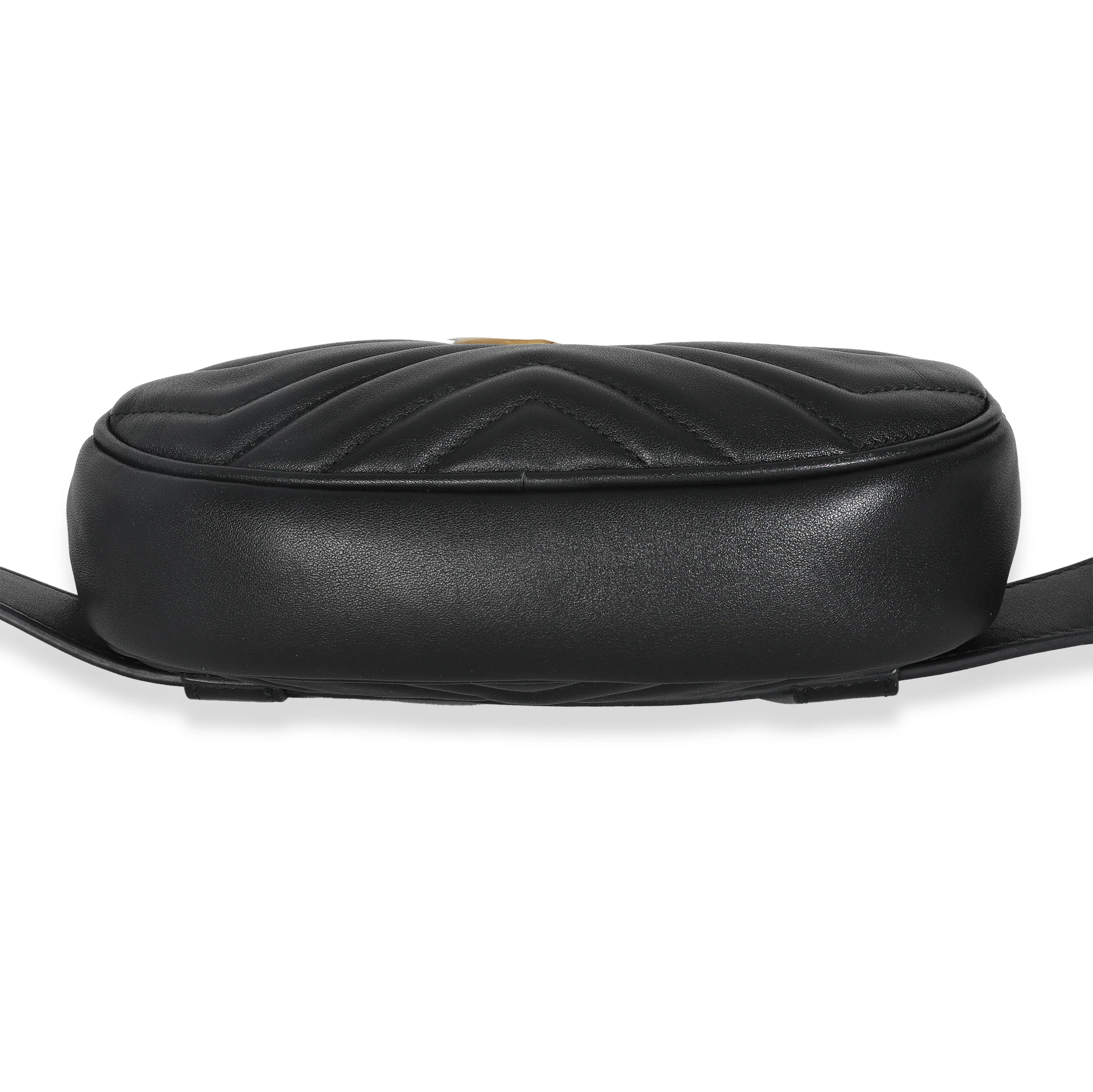 Black Matelasse Calfskin GG Marmont Belt Bag - Image 5