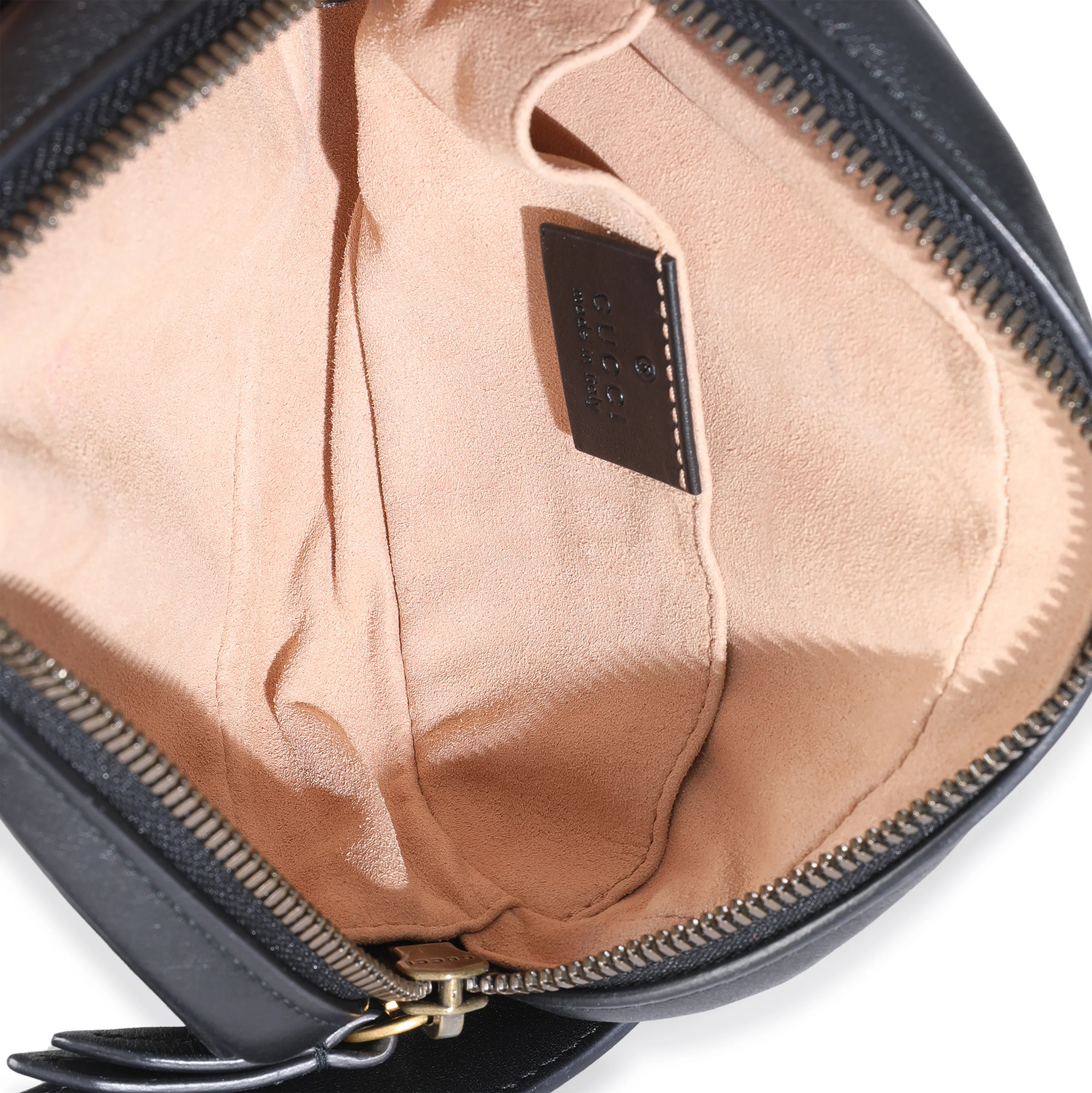 Black Matelasse Calfskin GG Marmont Belt Bag - Image 8