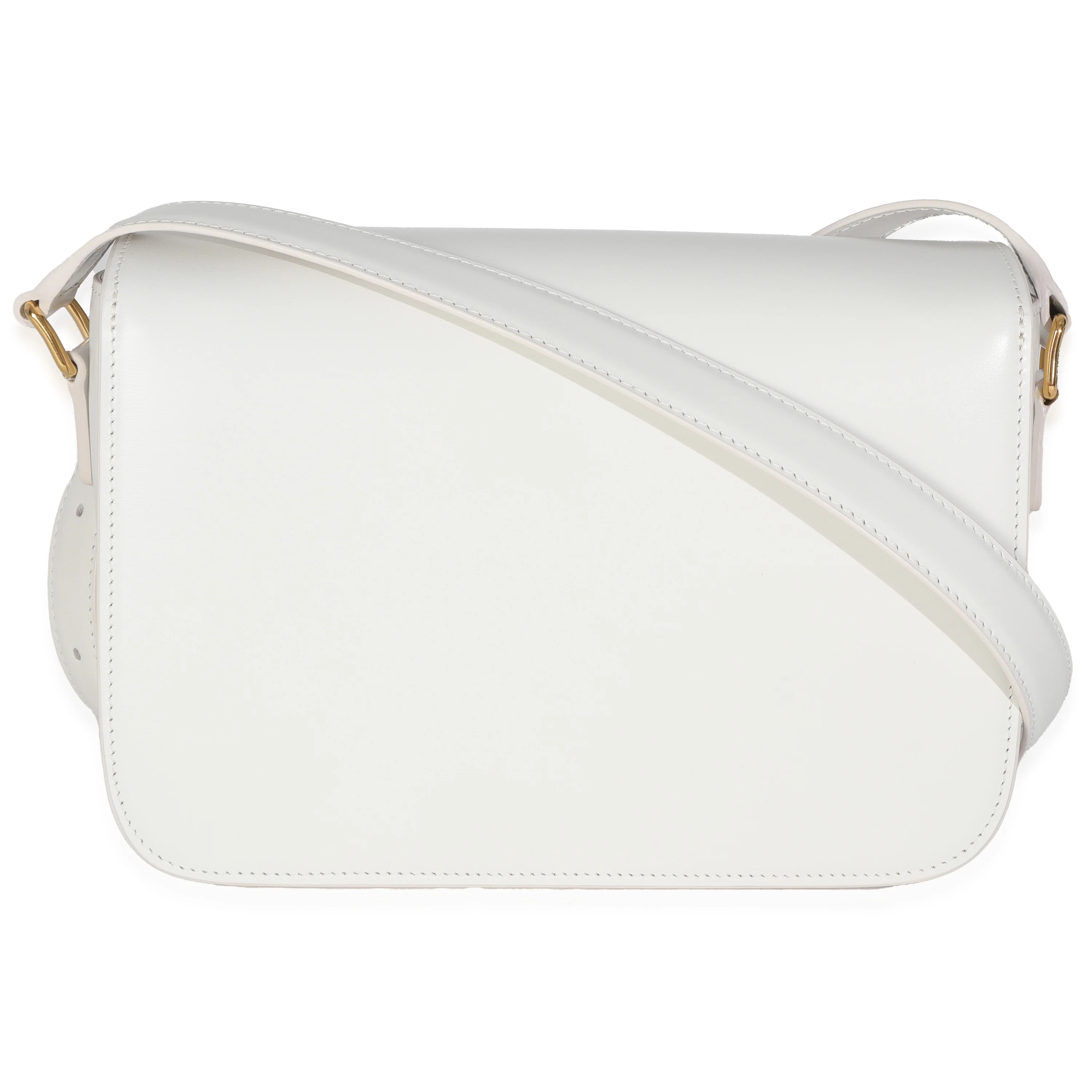 Rice Shiny Calfskin Classique Triomphe Bag - Image 4