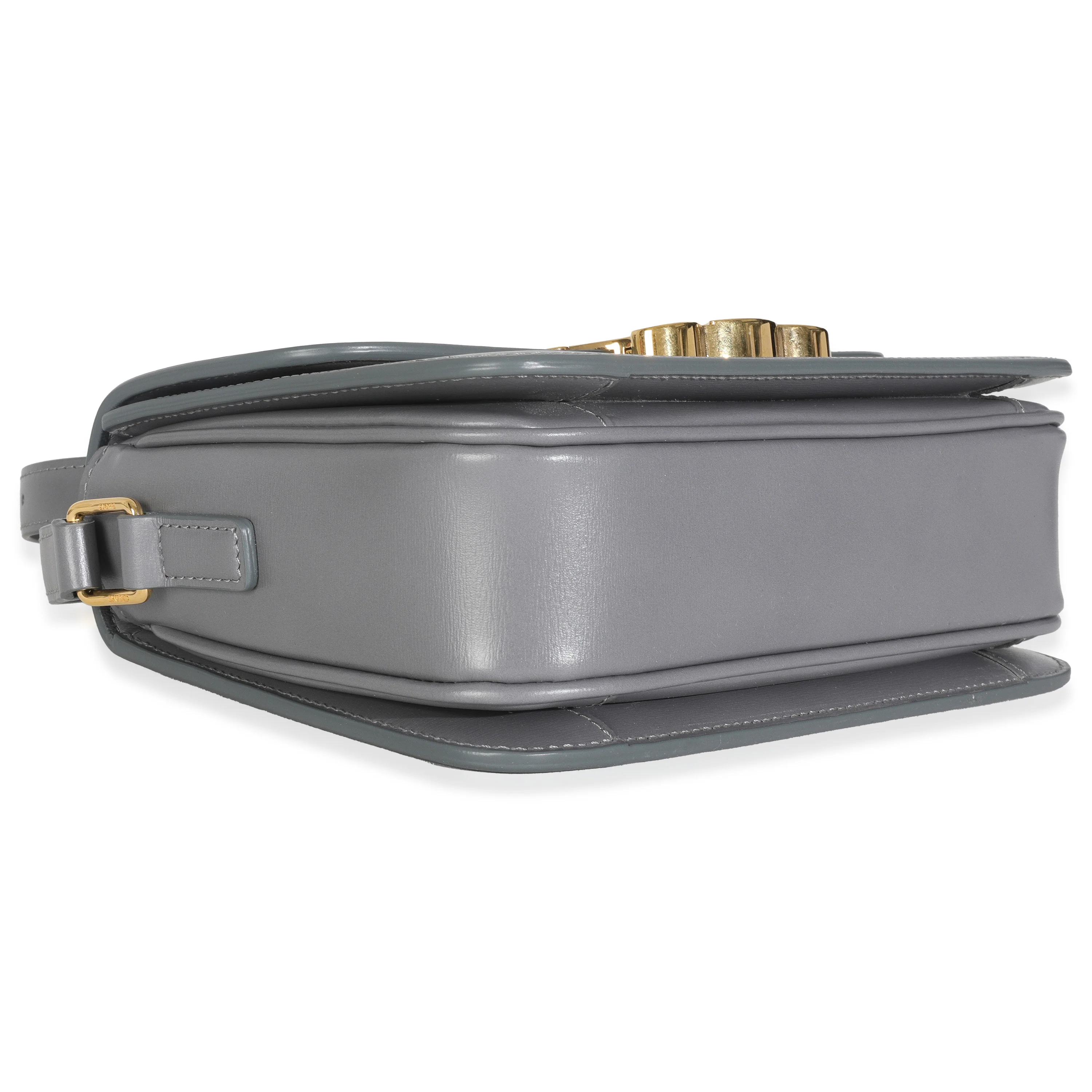 Anthracite Shiny Calfskin Teen Triomphe Bag - Image 7