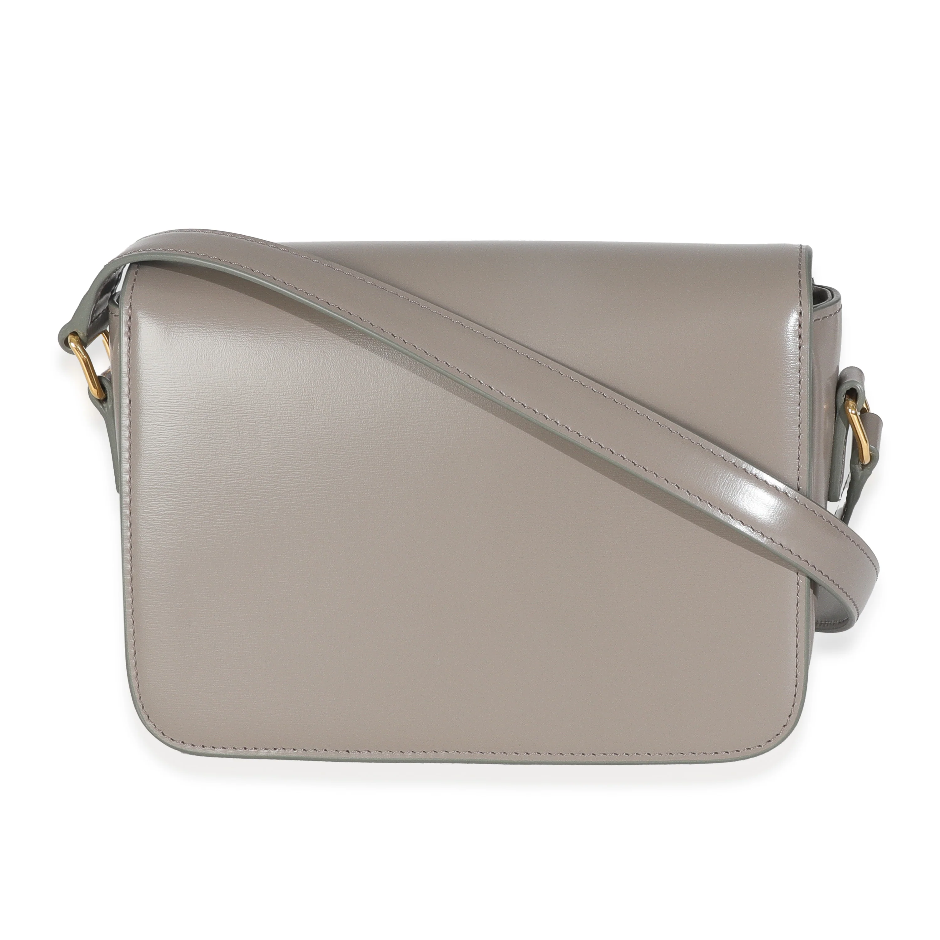 Pebble Shiny Calfskin Teen Triomphe Bag - Image 3