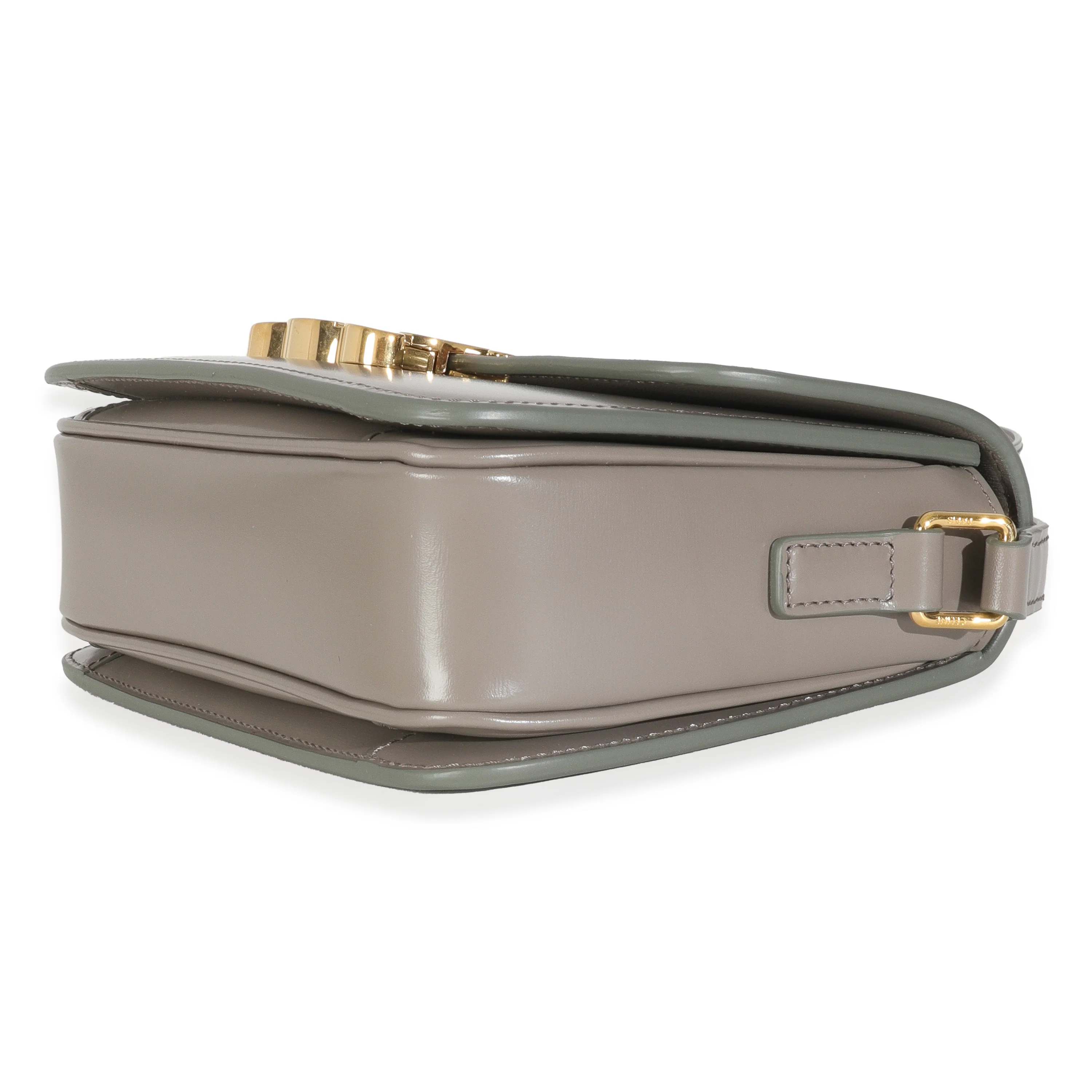 Pebble Shiny Calfskin Teen Triomphe Bag - Image 7