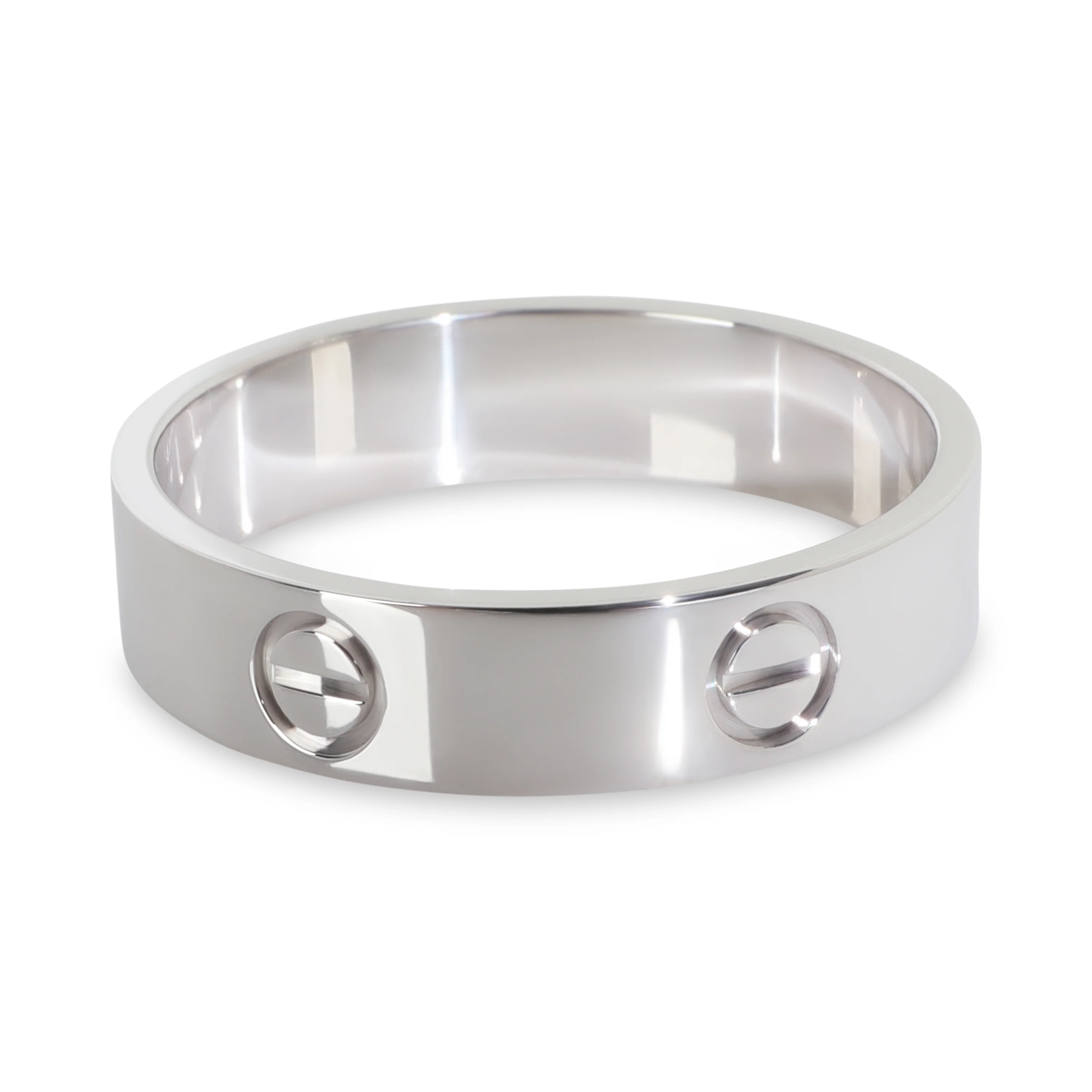 White Gold  Love Ring - Image 3