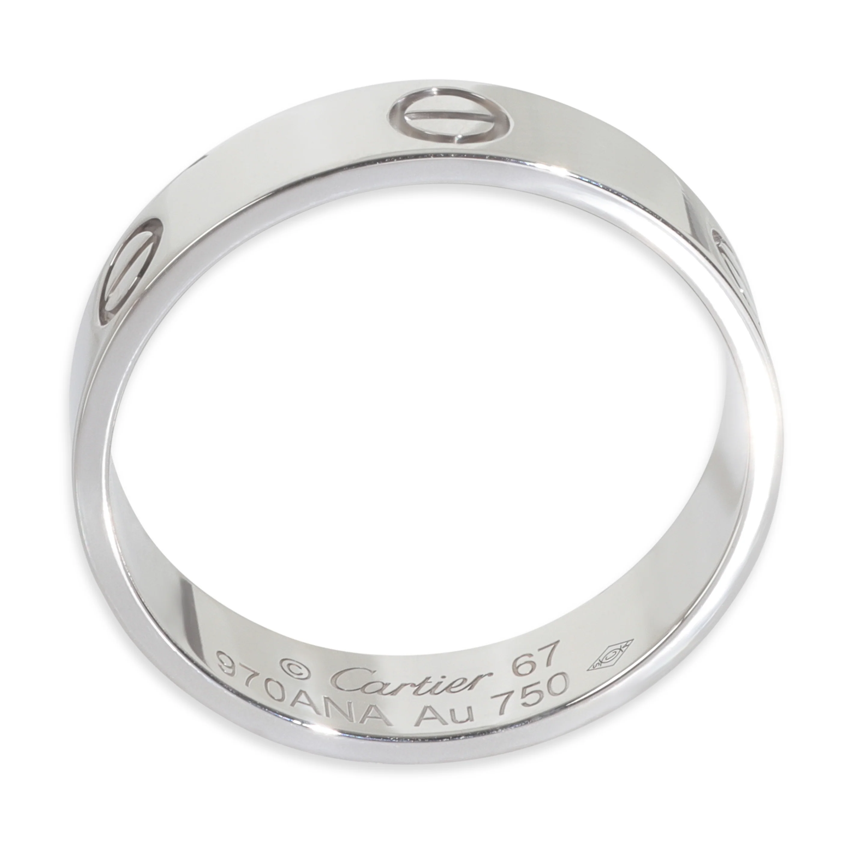 White Gold Love Ring - Image 4