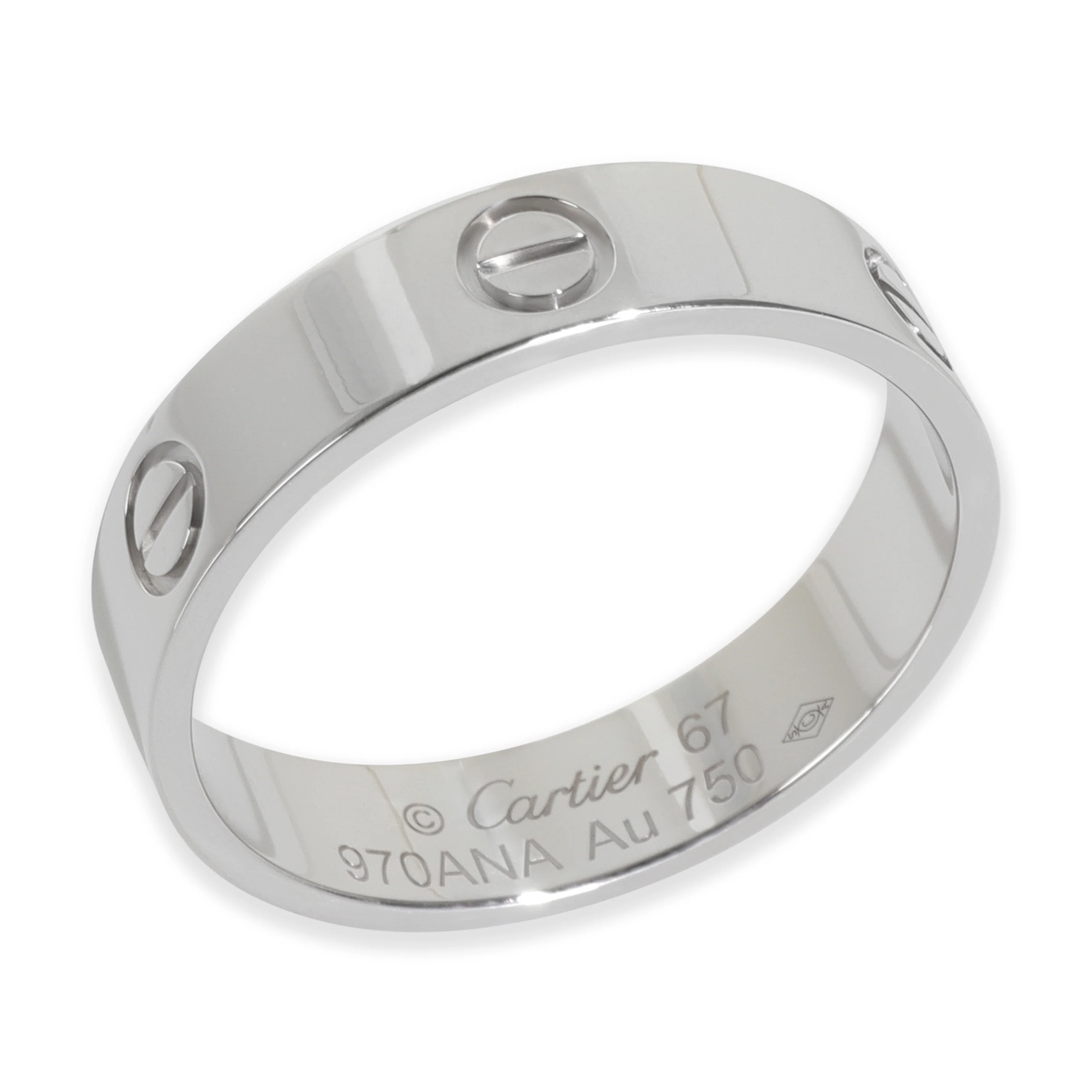 White Gold Love Ring - Image 6