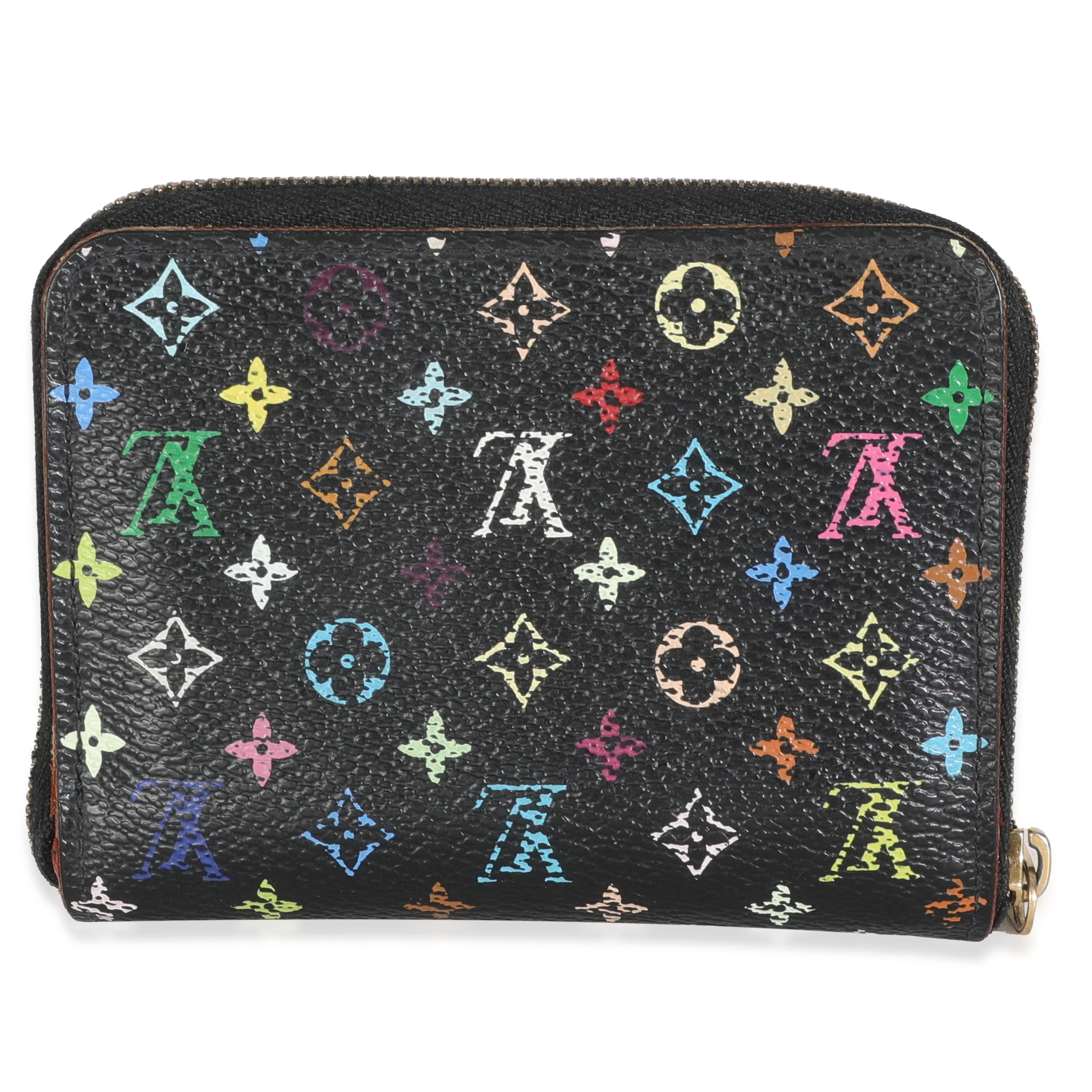 Black Multicolor Monogram Canvas Zippy Coin Purse - Image 4