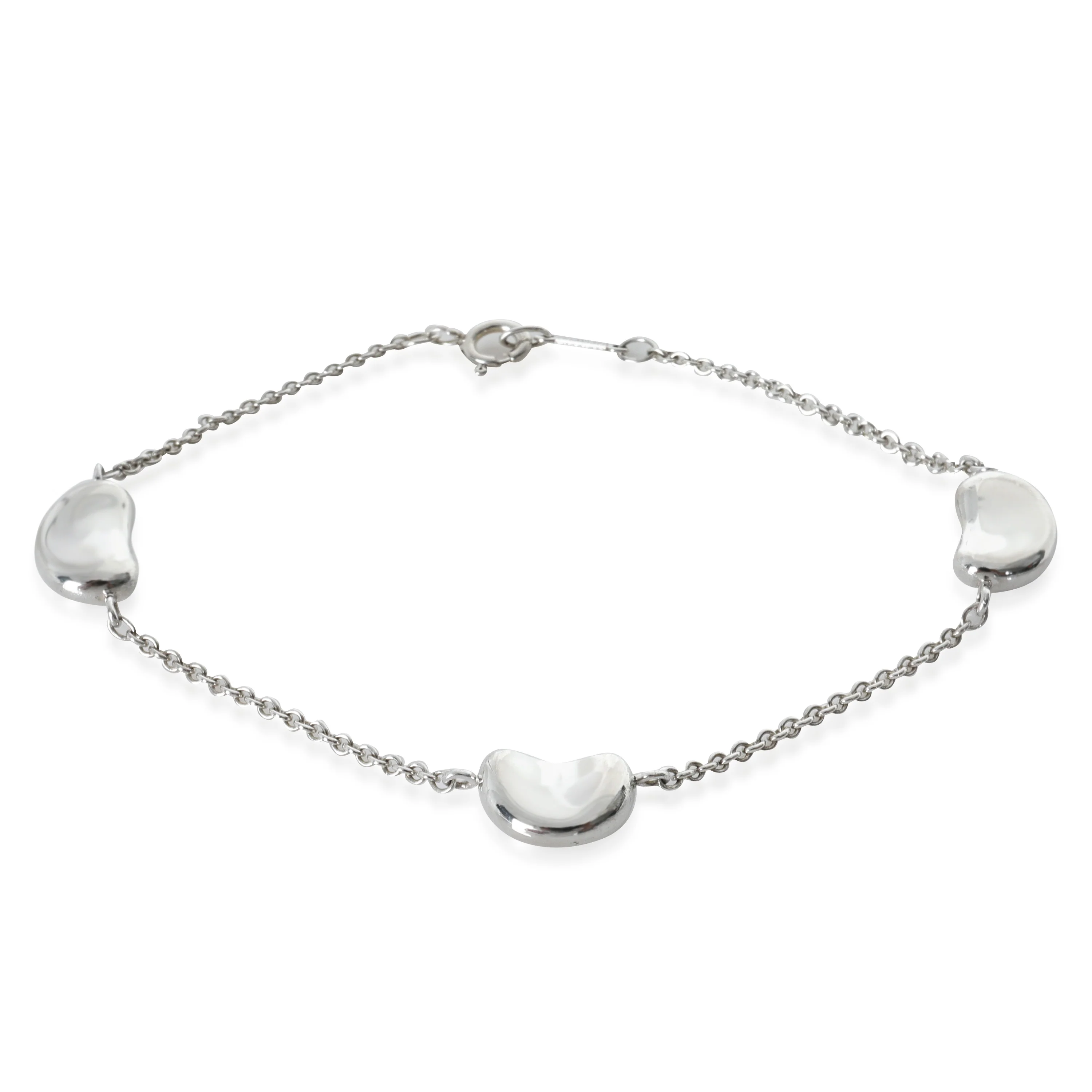 Sterling Silver  Elsa Peretti Bean Station Bracelet