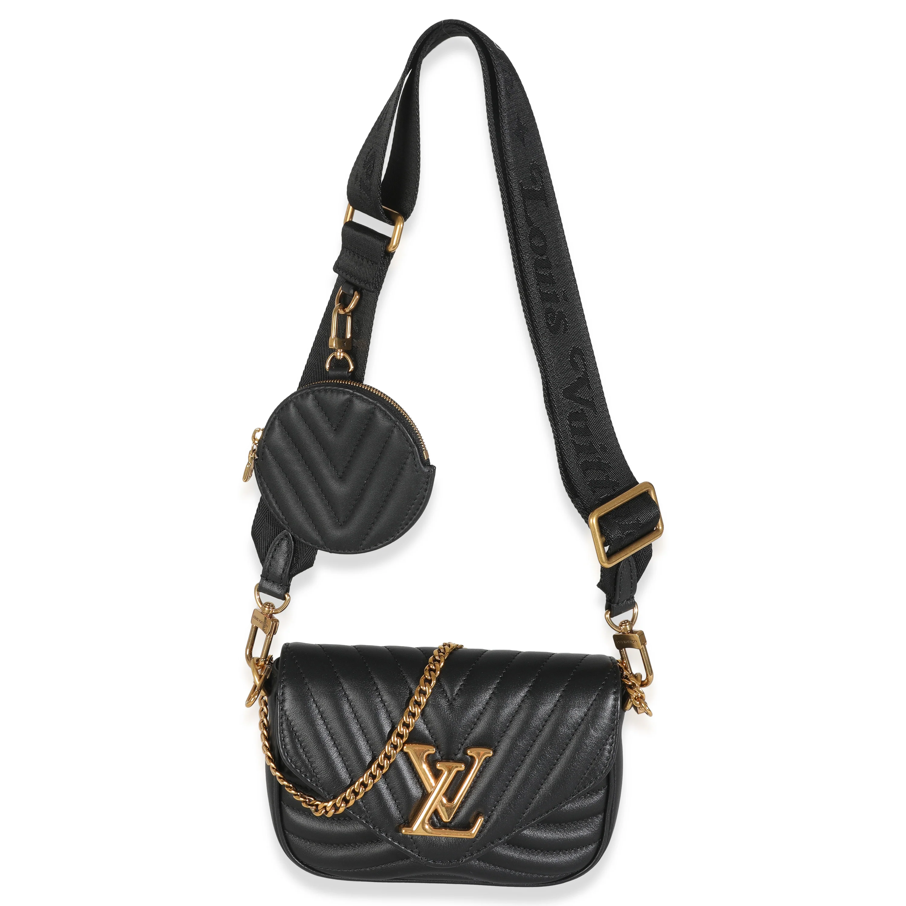 Black Calfskin New Wave Multi Pochette - Image 8