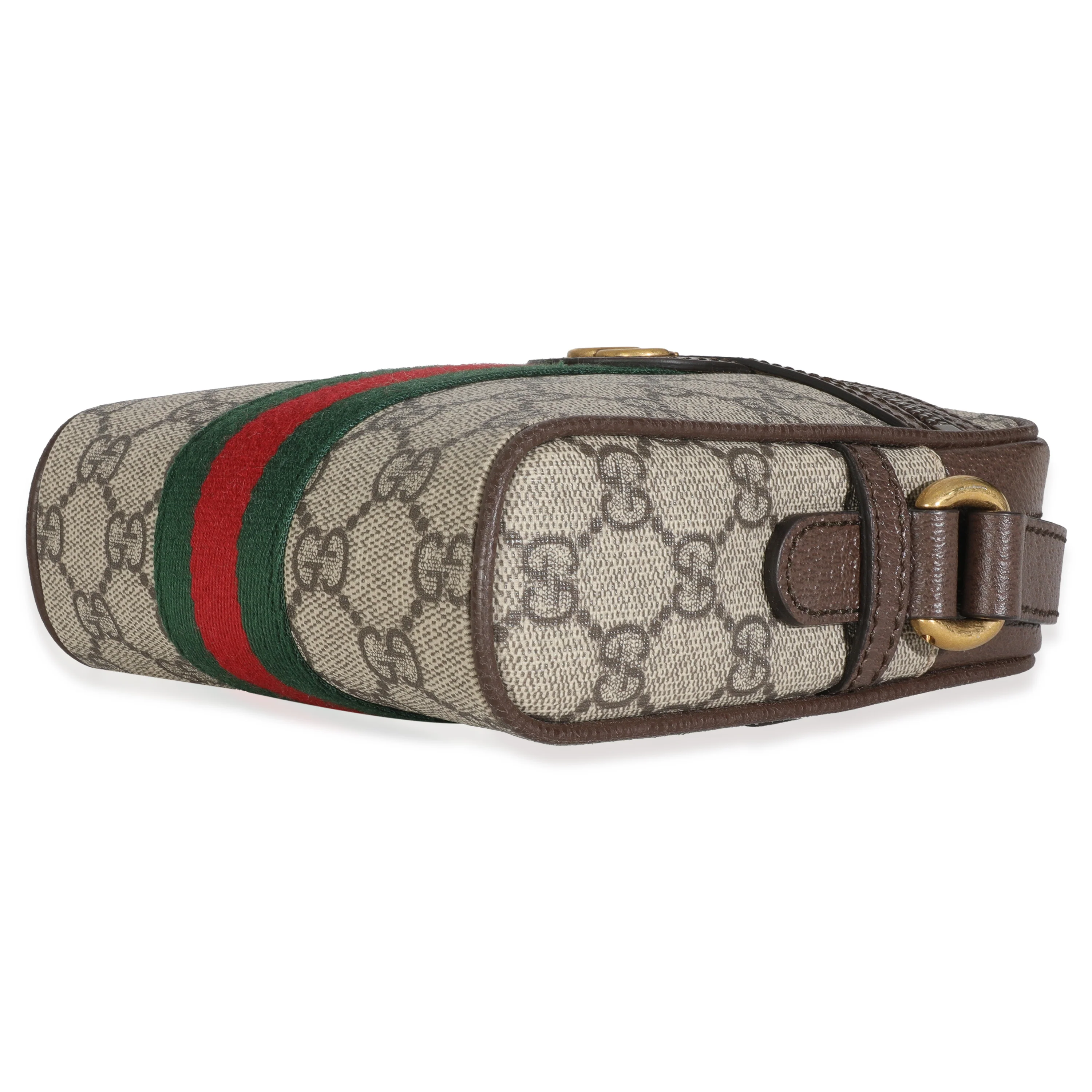 Brown GG Supreme Monogram Web Mini Ophidia Messenger - Image 7