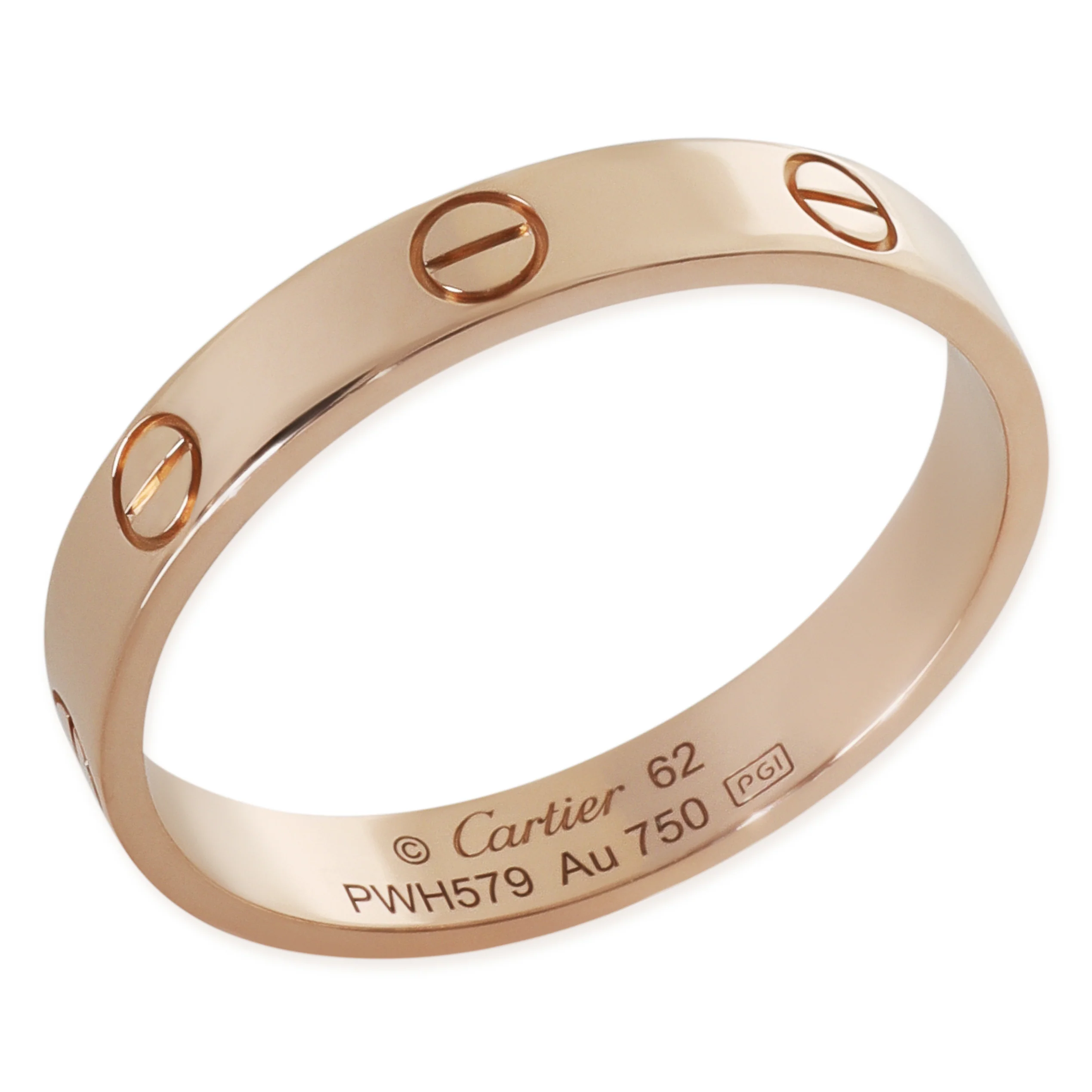 Rose Gold  Small Model Love Ring - Image 3