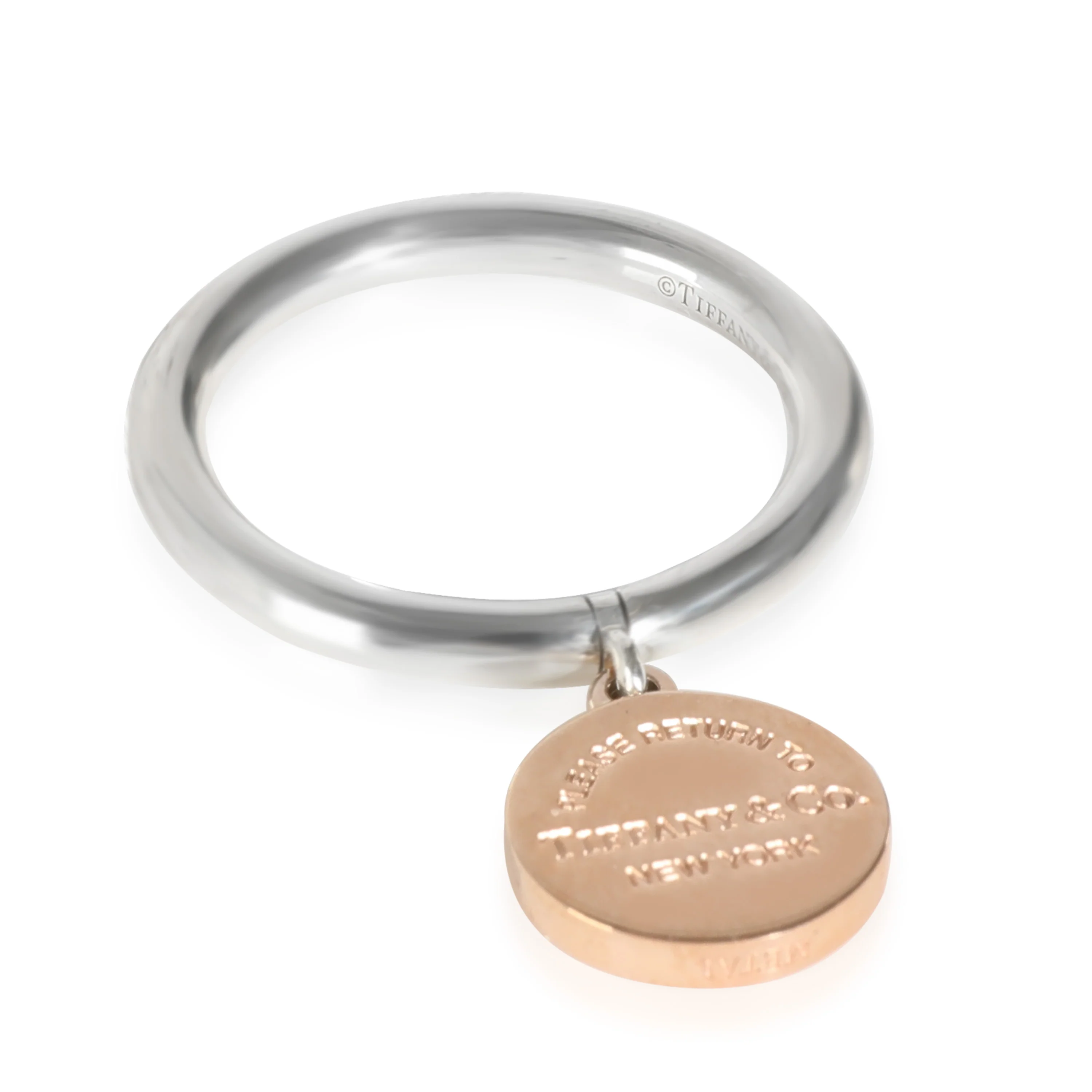 Sterling Silver & Rubedo Return To Tiffany Ring