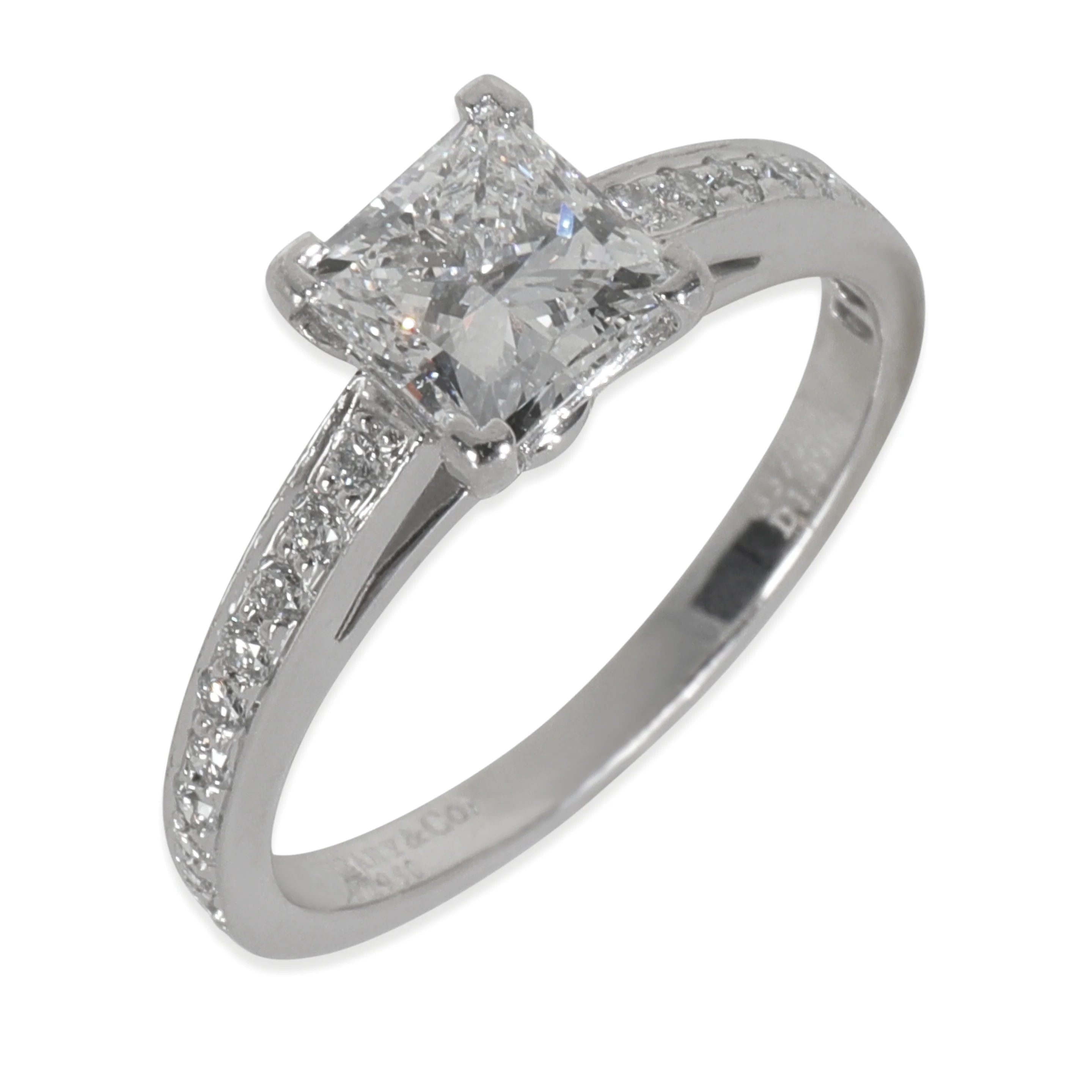 1 ct Princess Diamond Grace Engagement Ring - Image 4