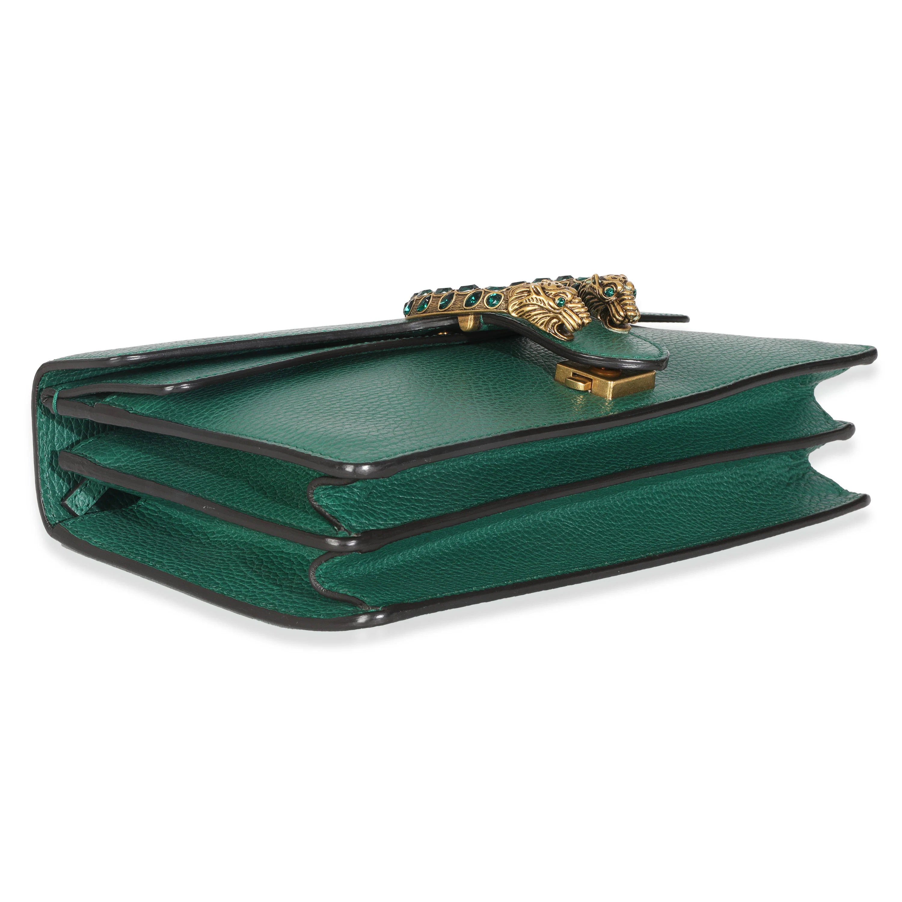 Emerald Pebbled Calfskin Small Dionysus Shoulder Bag - Image 6