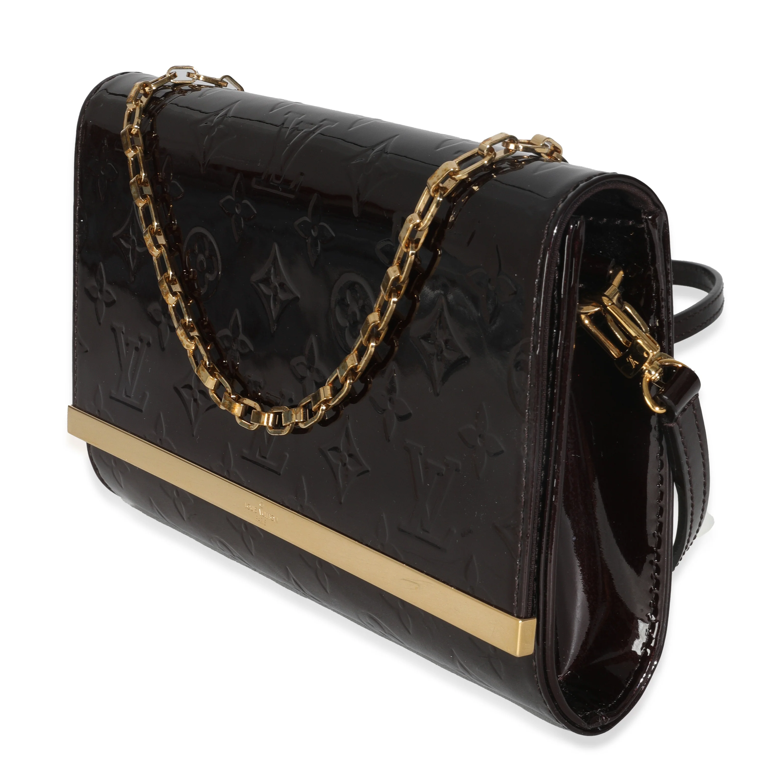 Amarante Monogram Vernis Ana Clutch - Image 2