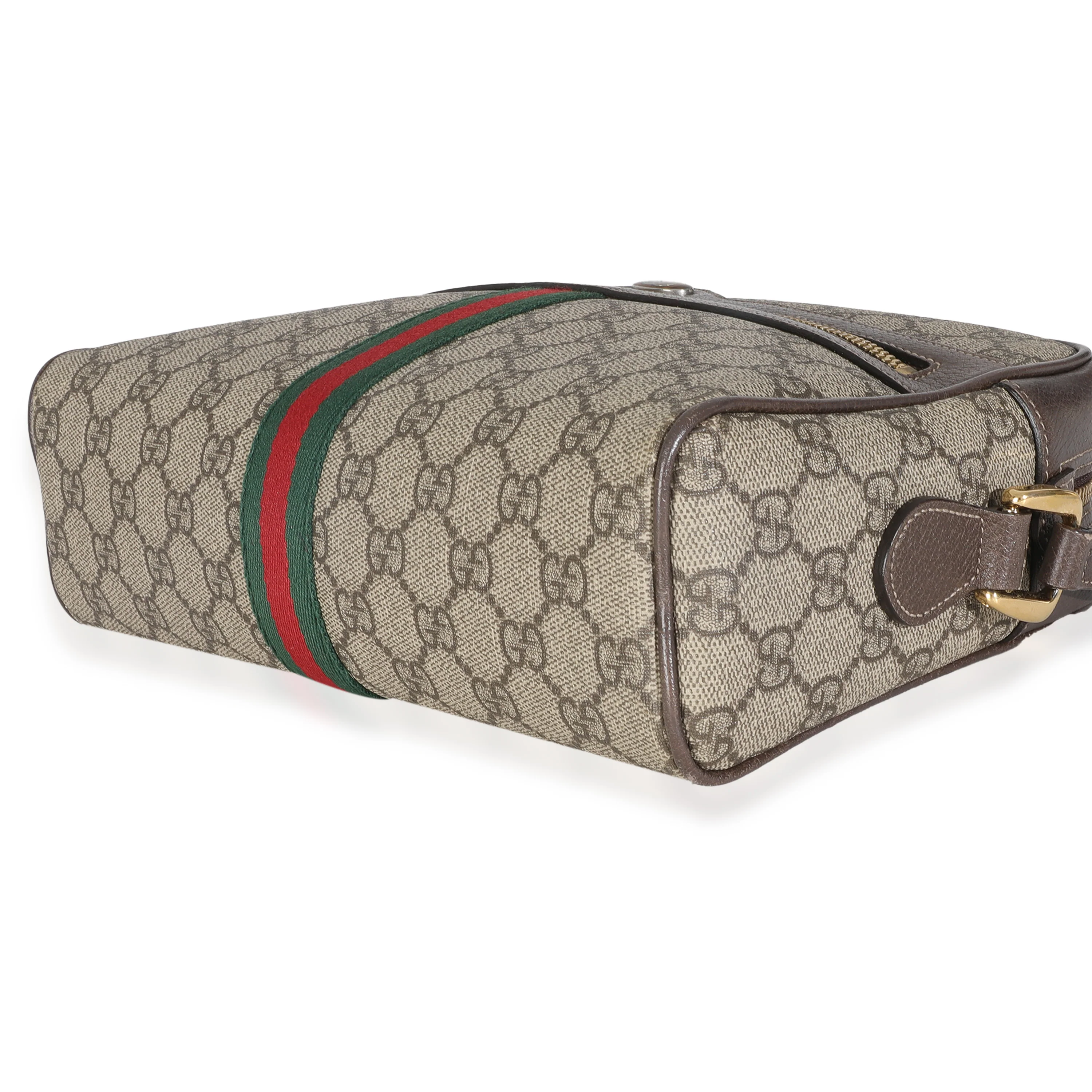 Beige GG Canvas Small Ophidia Shoulder Bag - Image 7