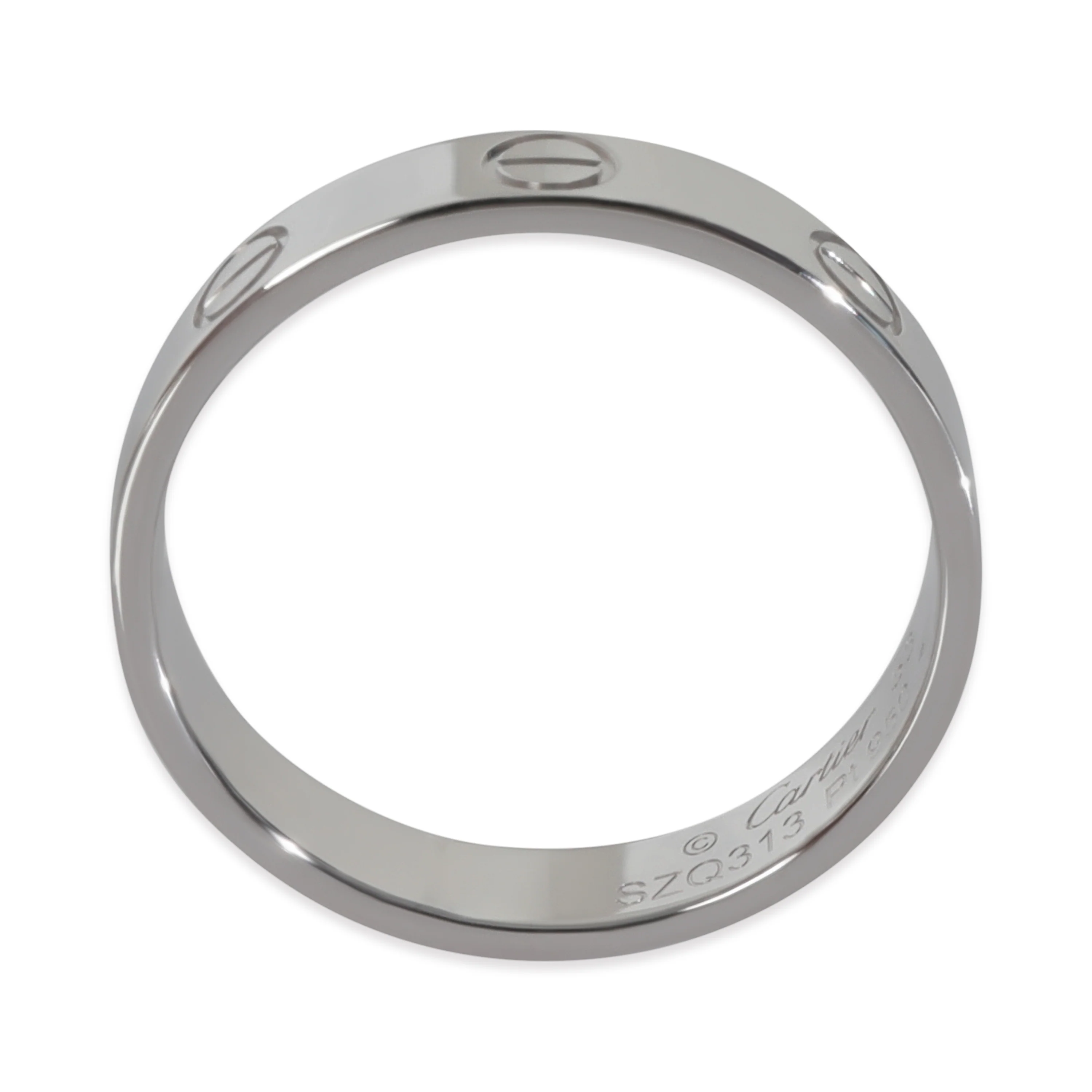 Platinum Small Model Love Ring - Image 3