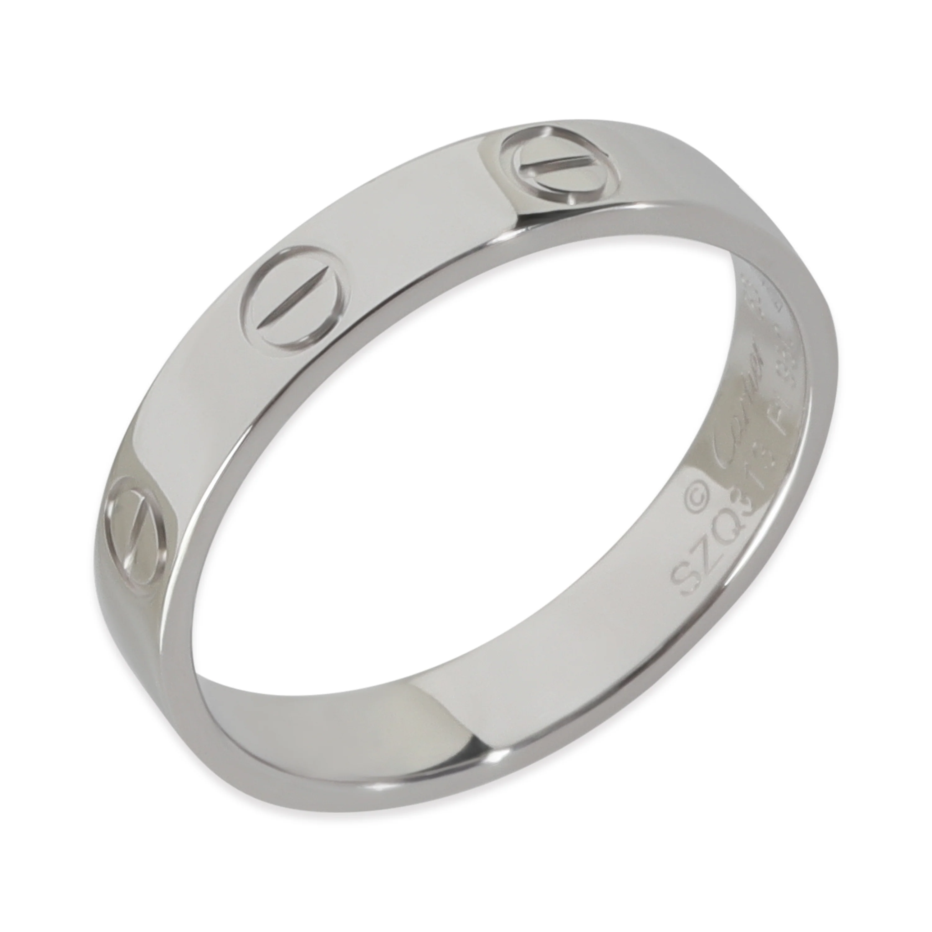 Platinum Small Model Love Ring - Image 4