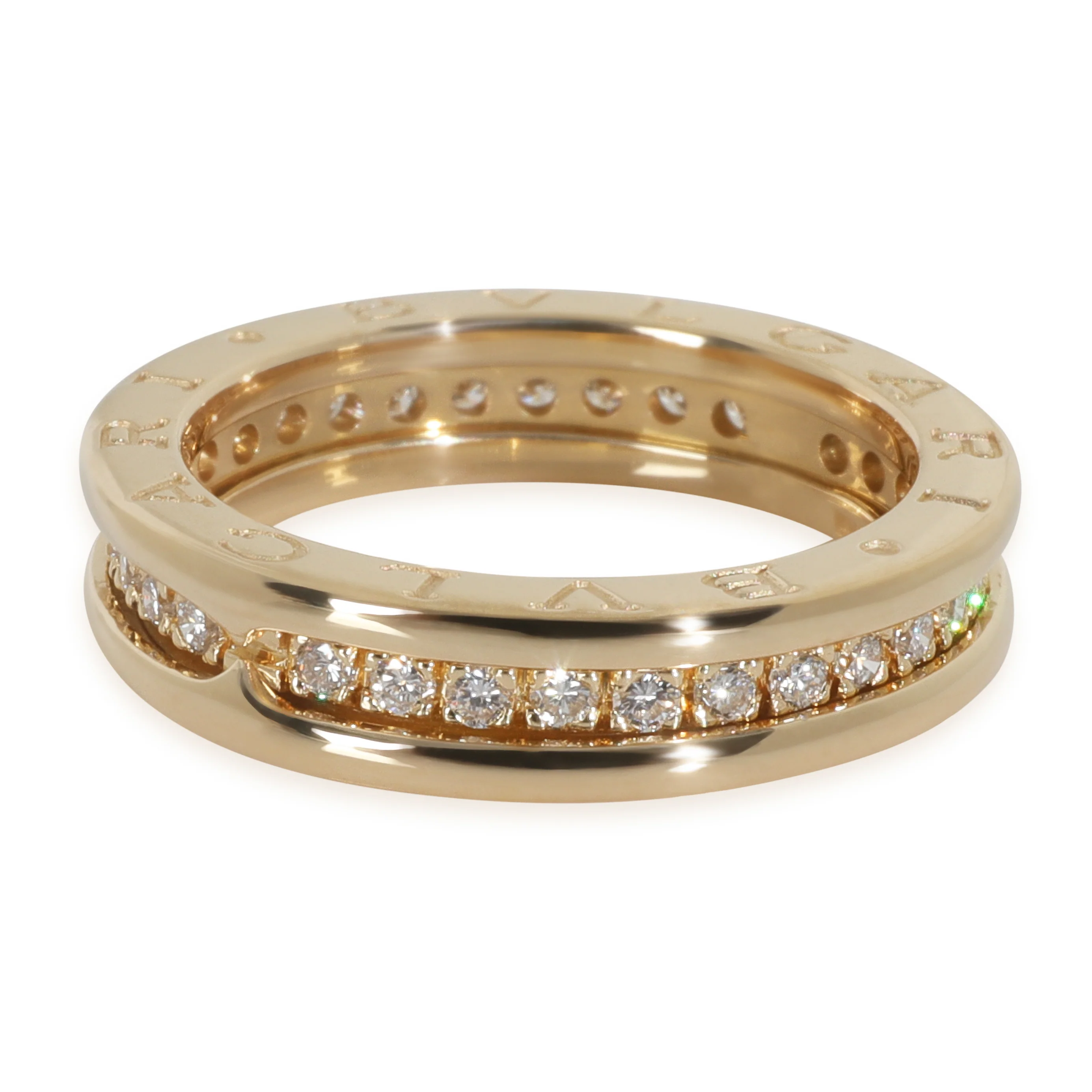 Yellow Gold Diamond B.zero1 Ring - Image 2