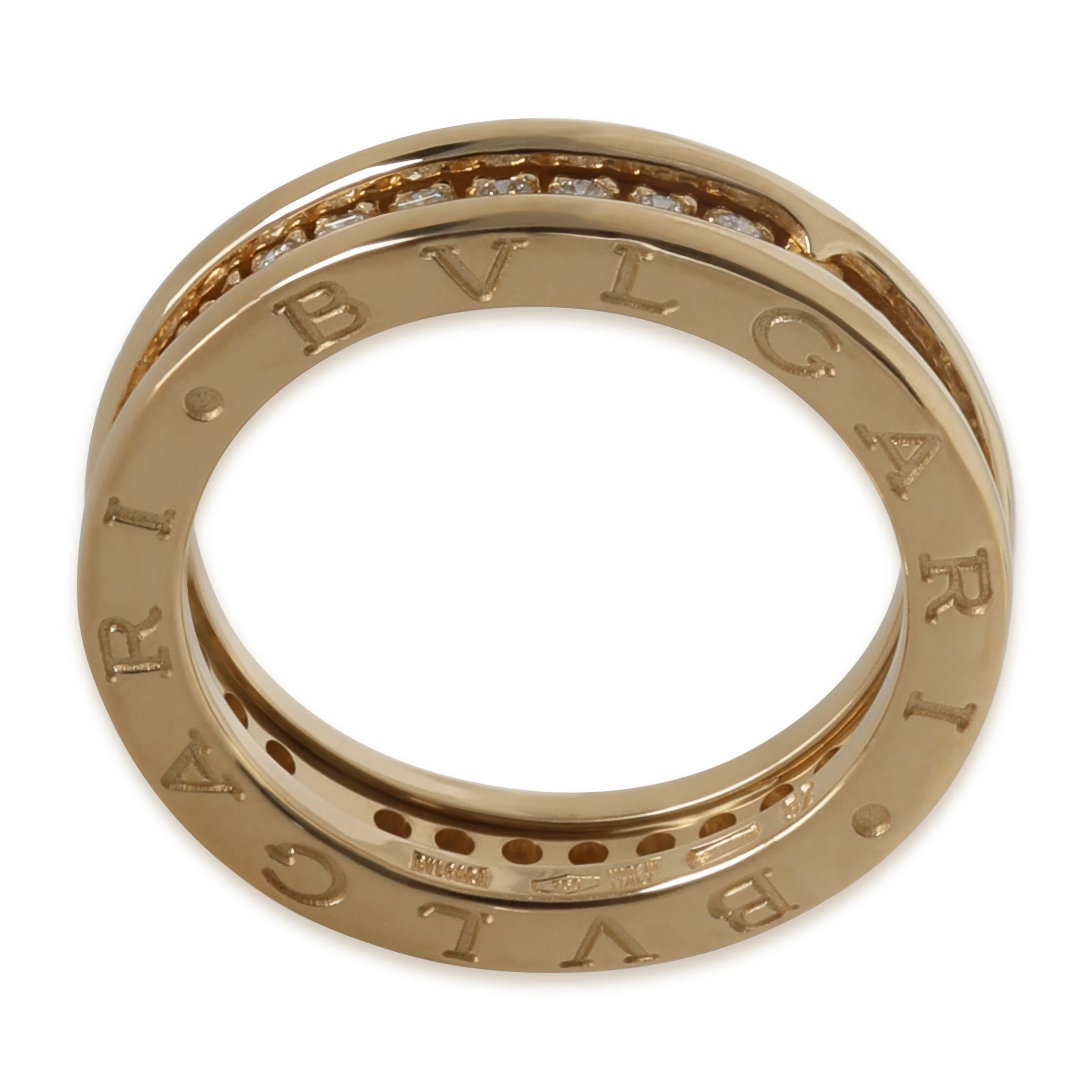 Yellow Gold Diamond B.zero1 Ring - Image 3