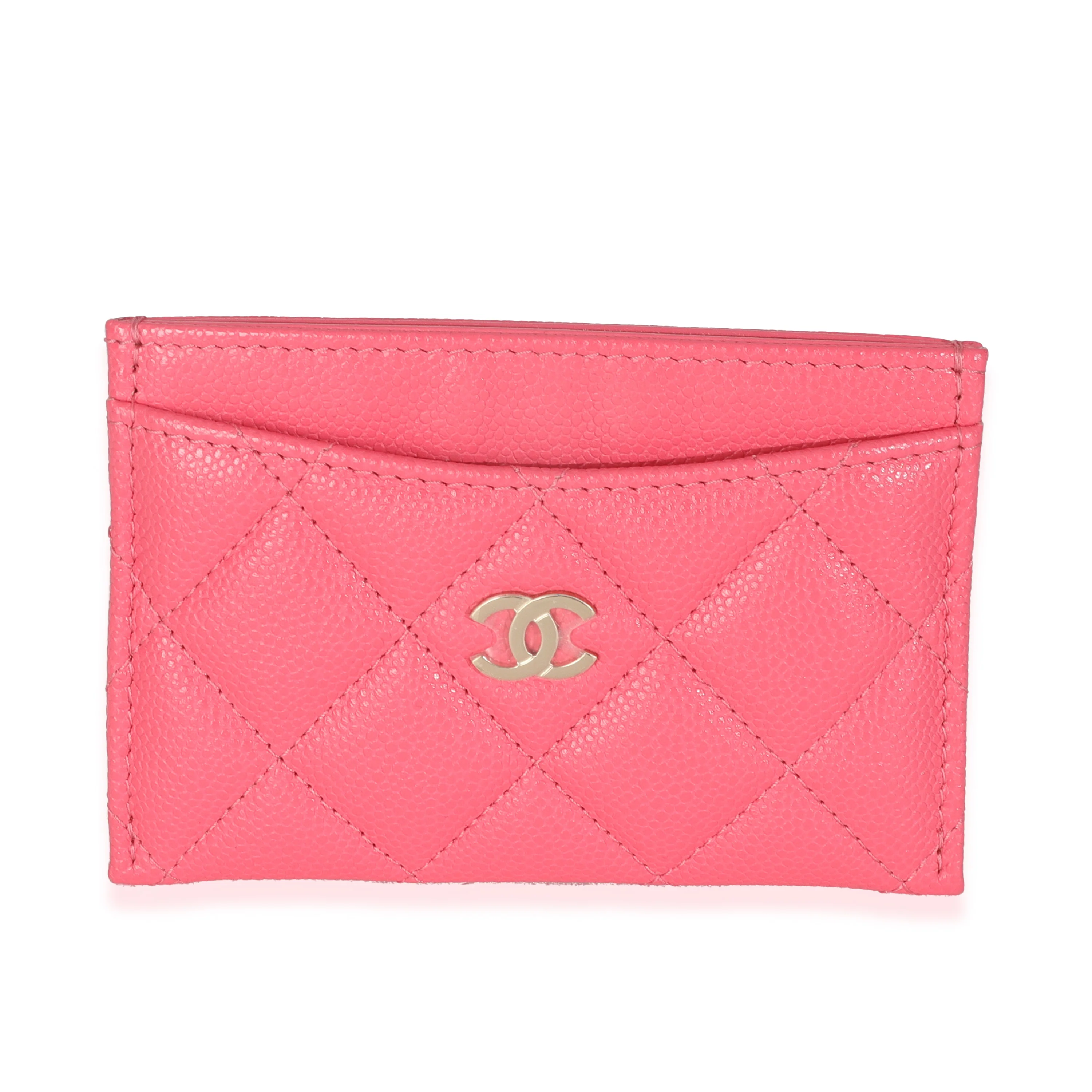 Pink Quilted Card Holder