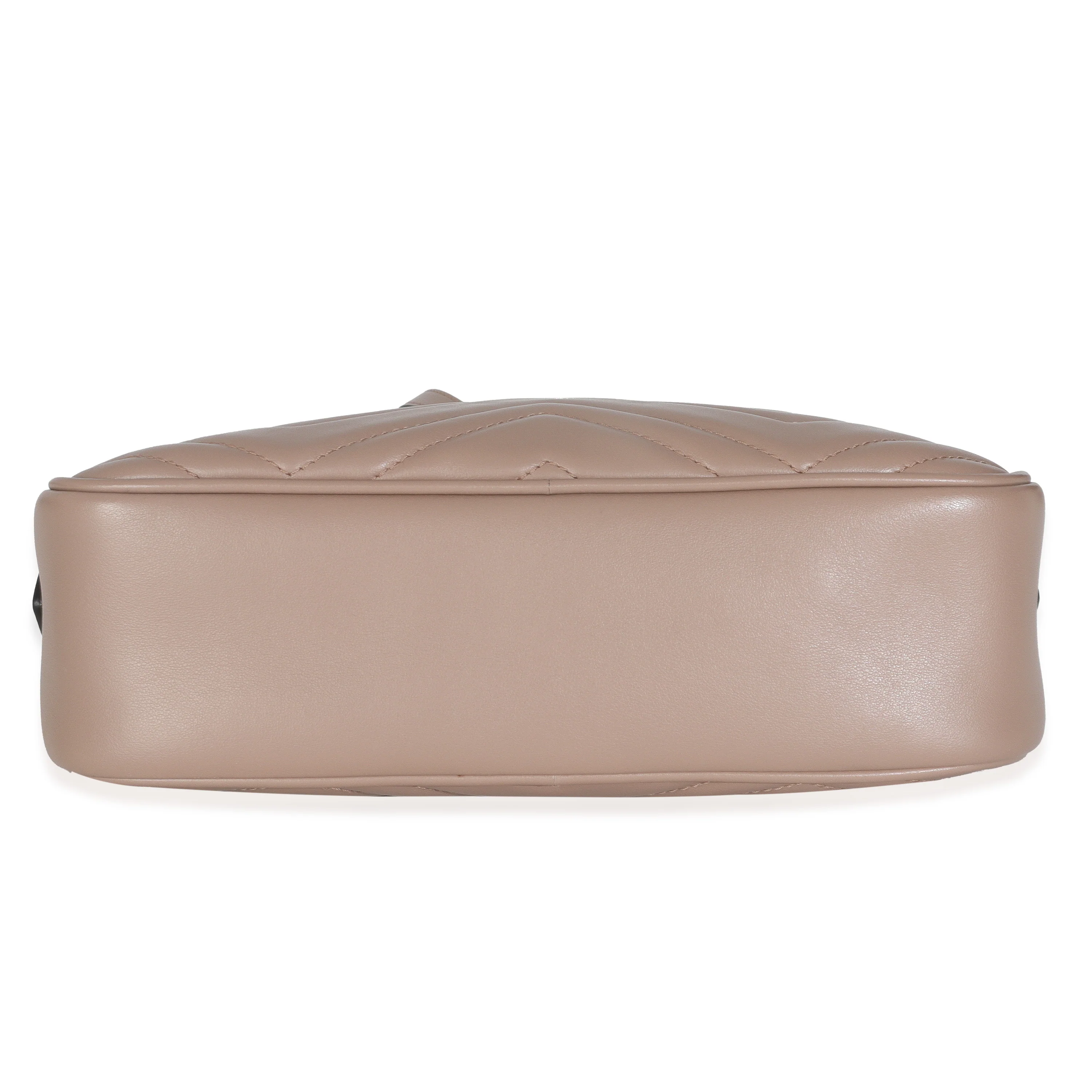 Dusty Pink Matelasse Calfskin Small GG Marmont Camera Bag - Image 5