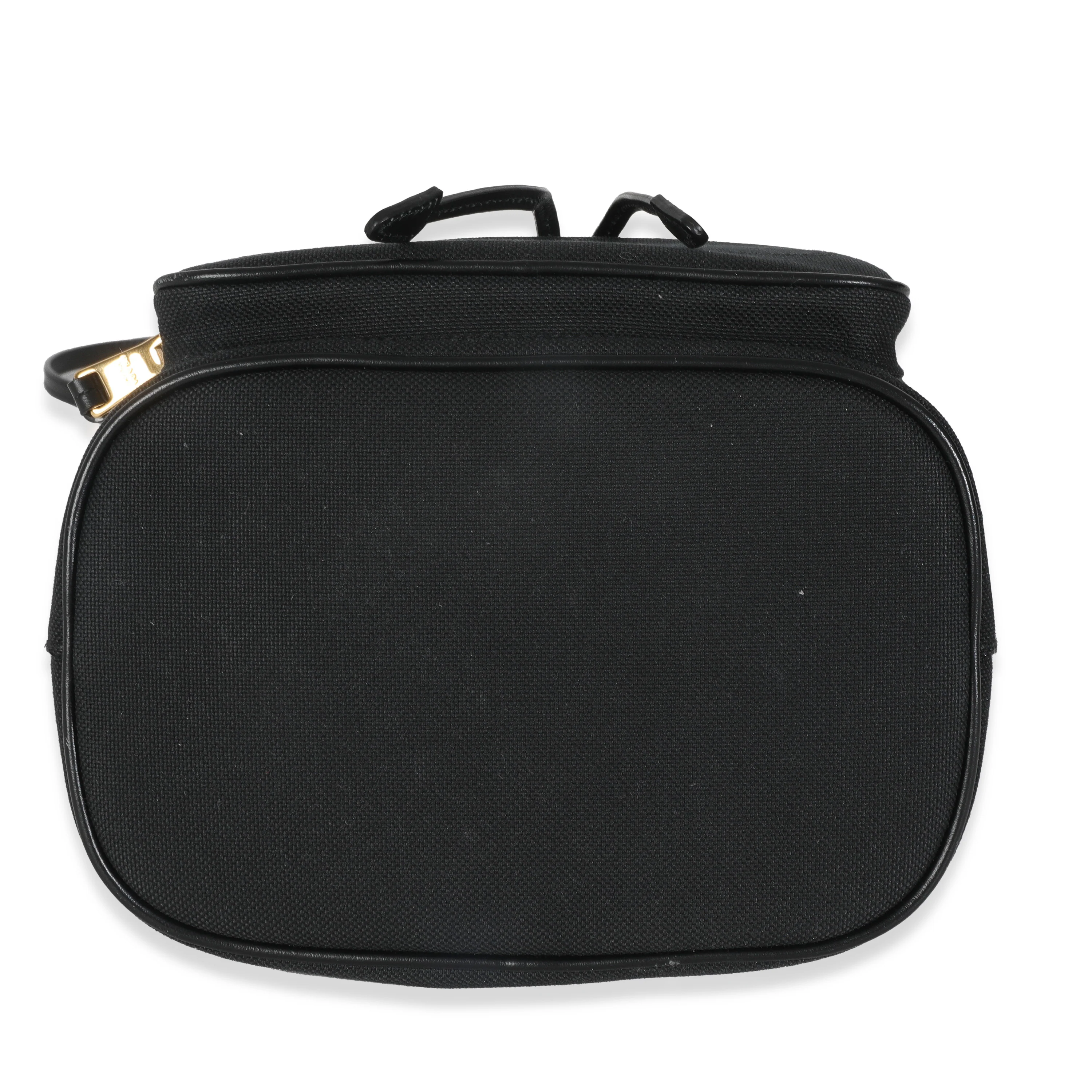 Black Jacquard Logo Bucket Bag - Image 5
