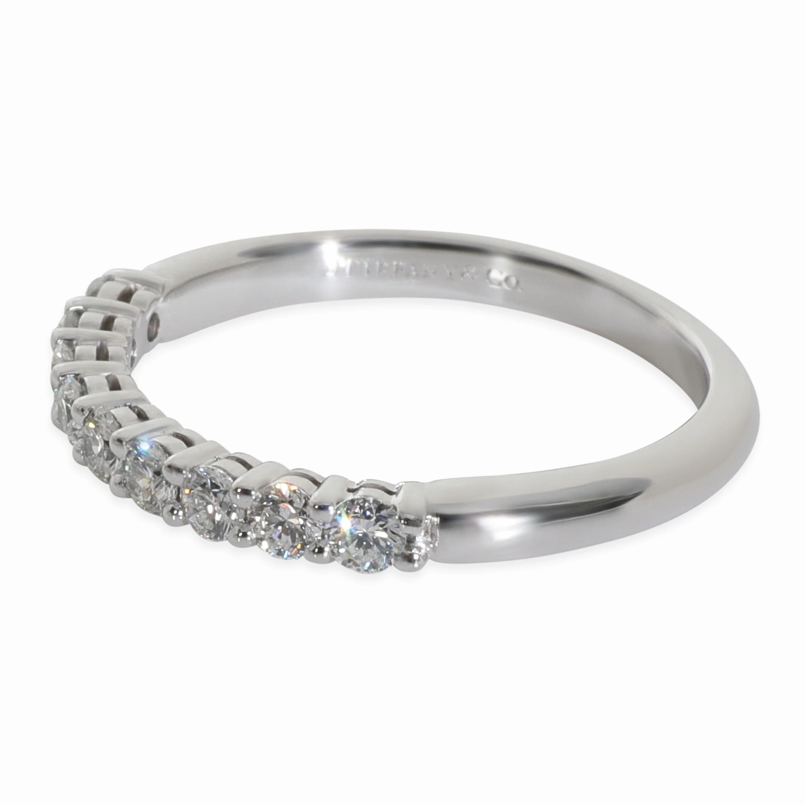 Platinum Diamond Tiffany Forever Band - Image 2