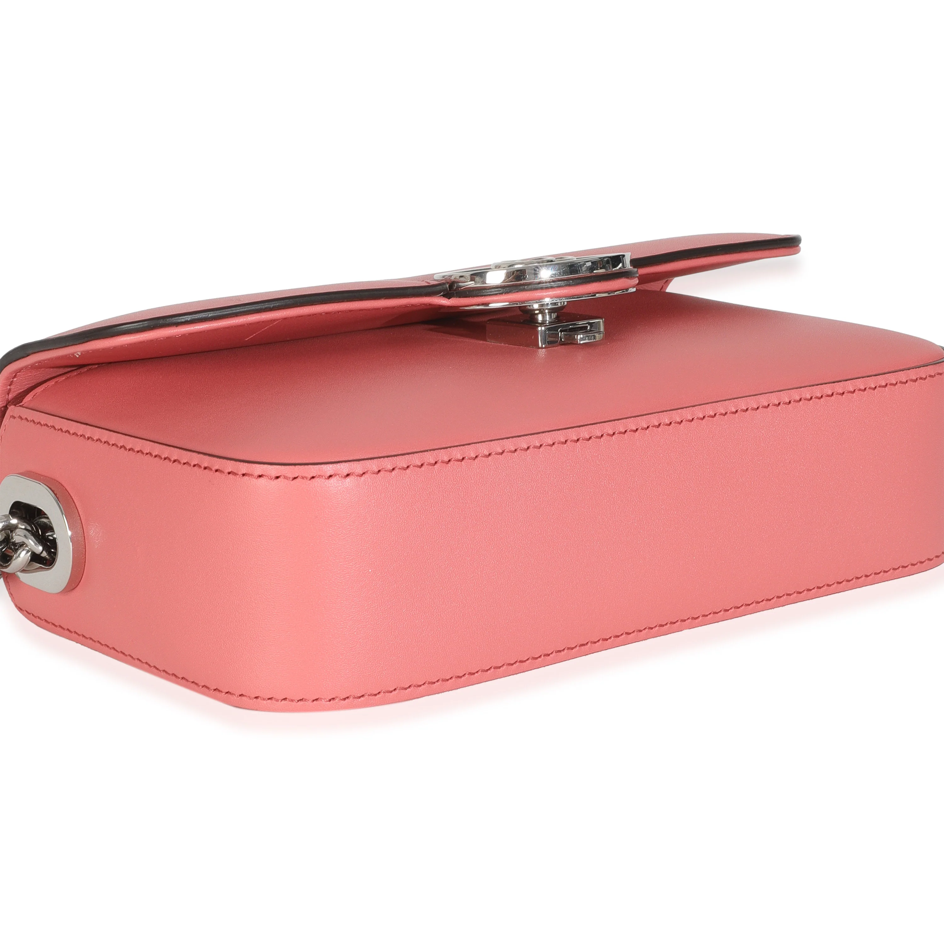 Pink Senna Calfskin Petite GG Top Handle Shoulder Bag - Image 7