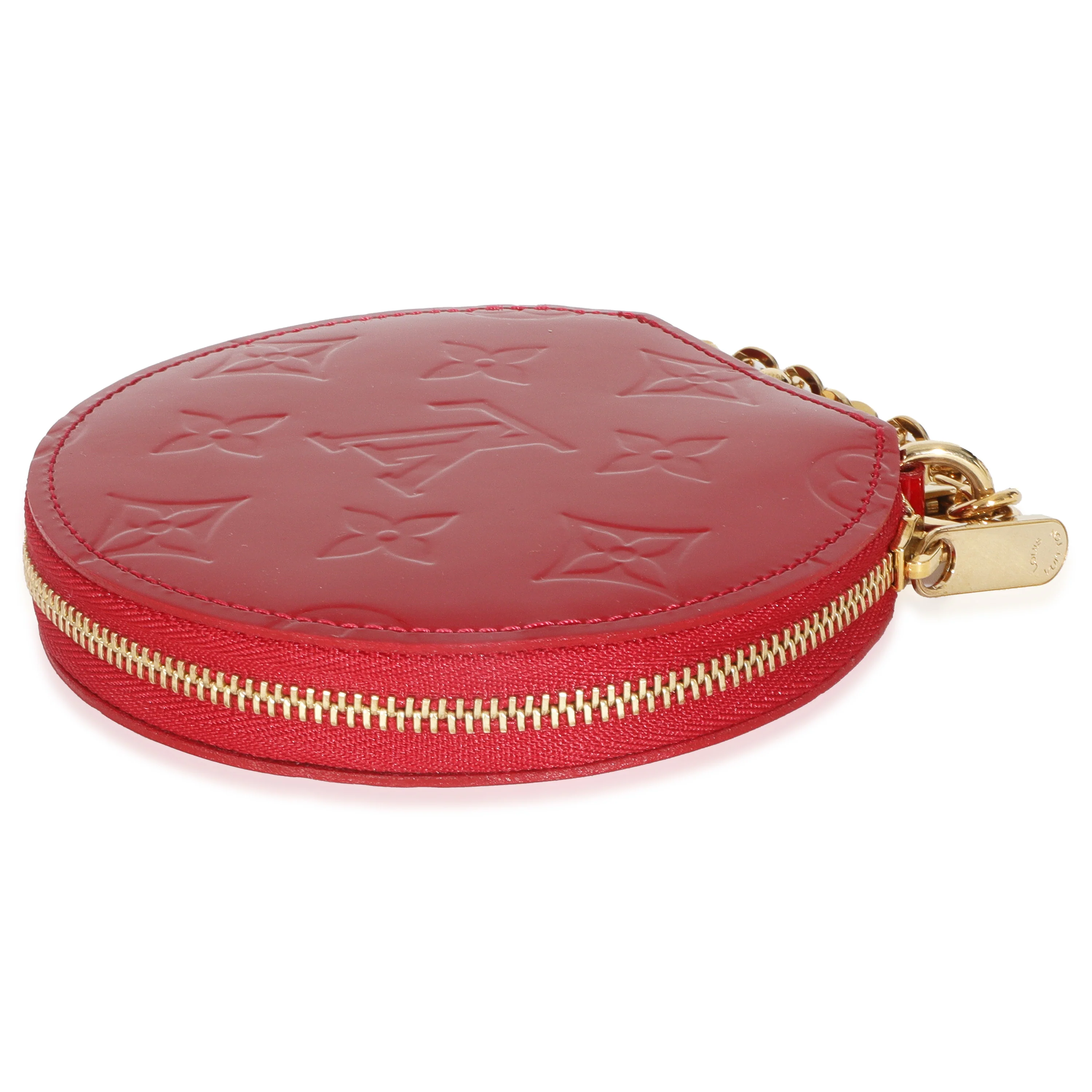 Red Monogram Vernis Porte Monnaie Chapeau - Image 6