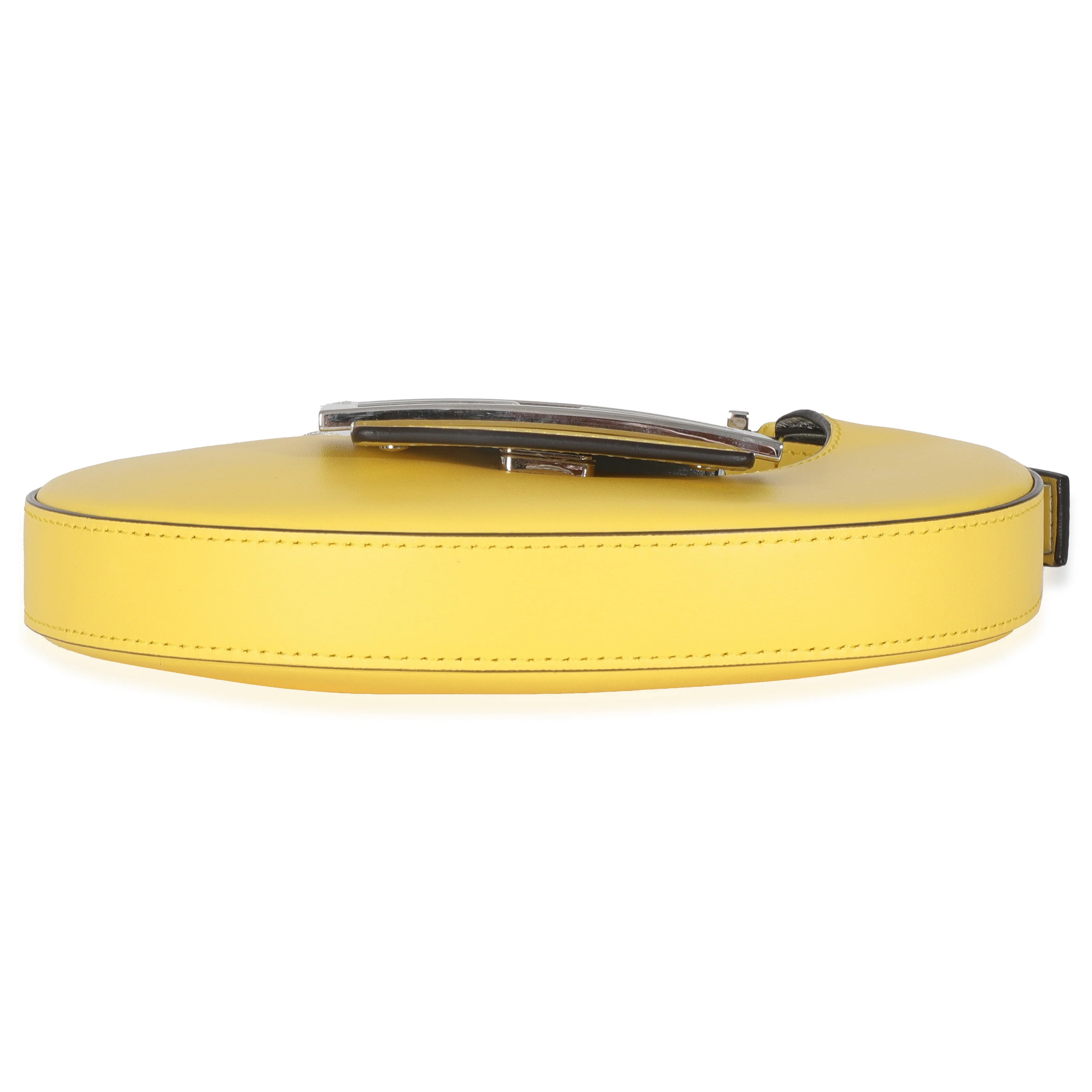 Yellow Calfskin Mini Cookie Hobo - Image 5