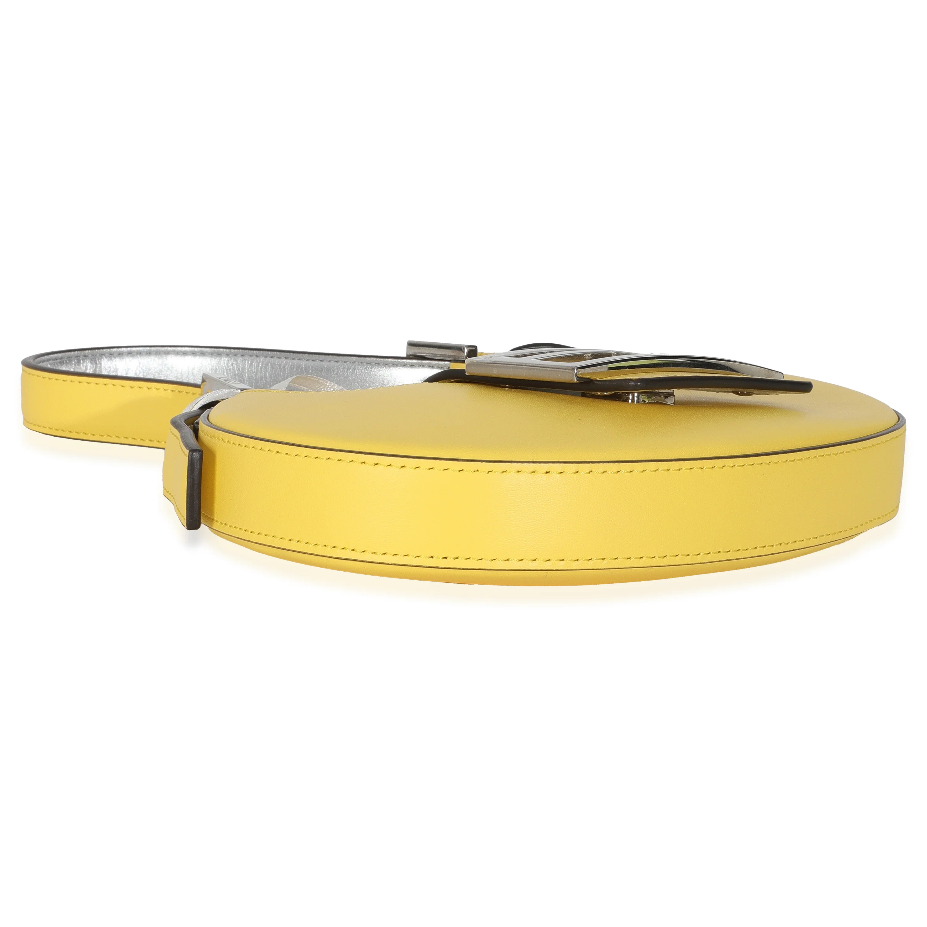 Yellow Calfskin Mini Cookie Hobo - Image 6