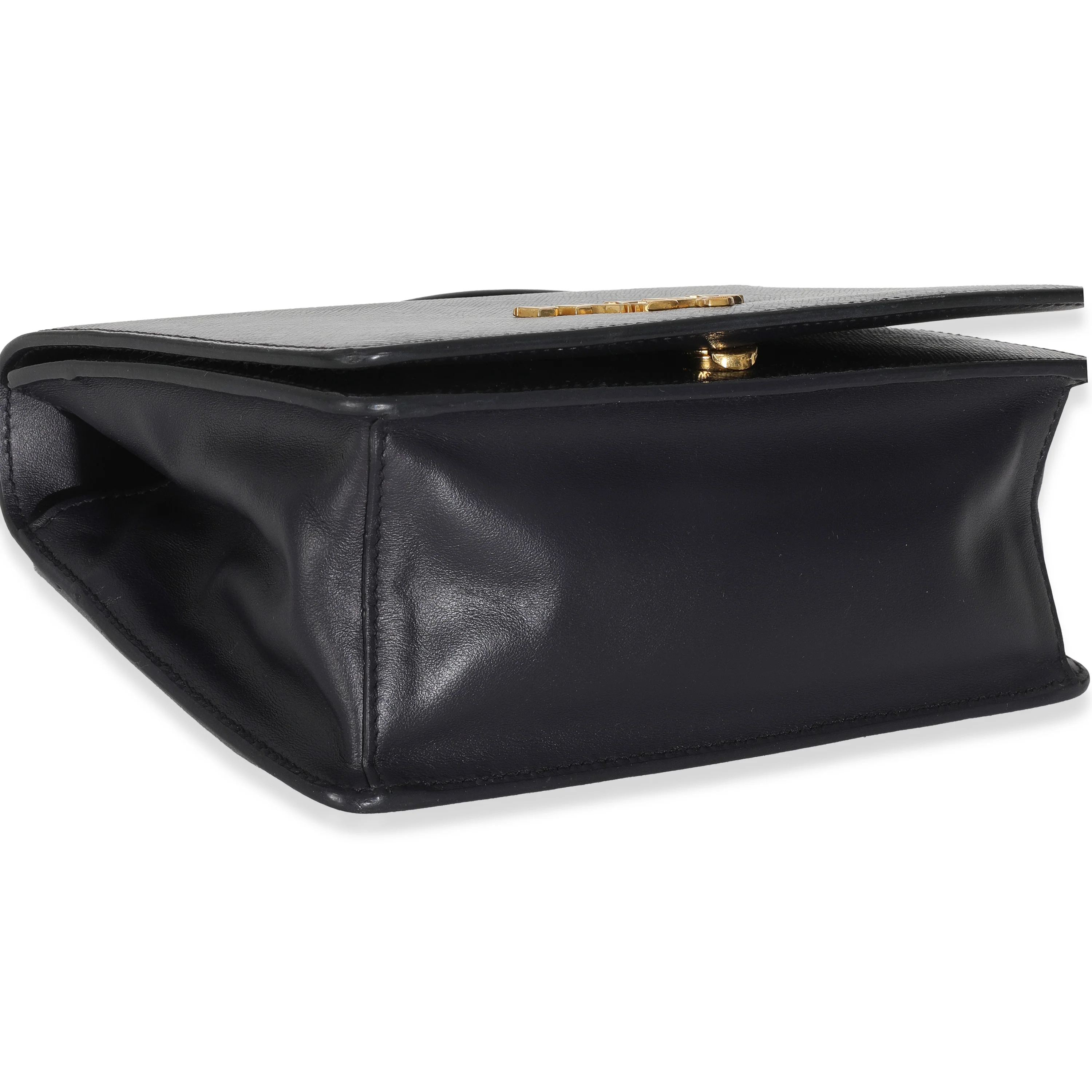 Black Saffiano Chain Shoulder Bag - Image 6