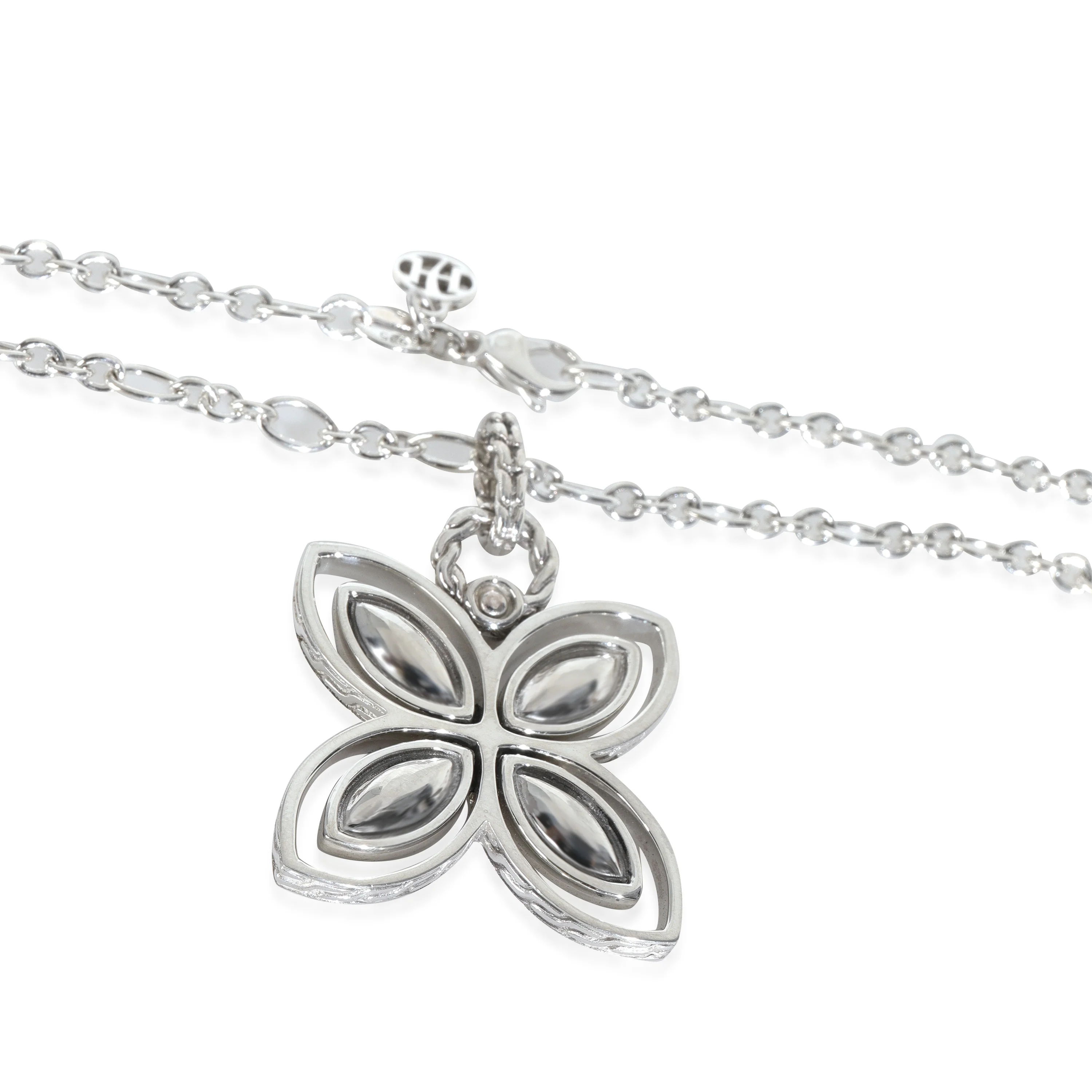 Sterling Silver  Kawung Flower Pendant - Image 3