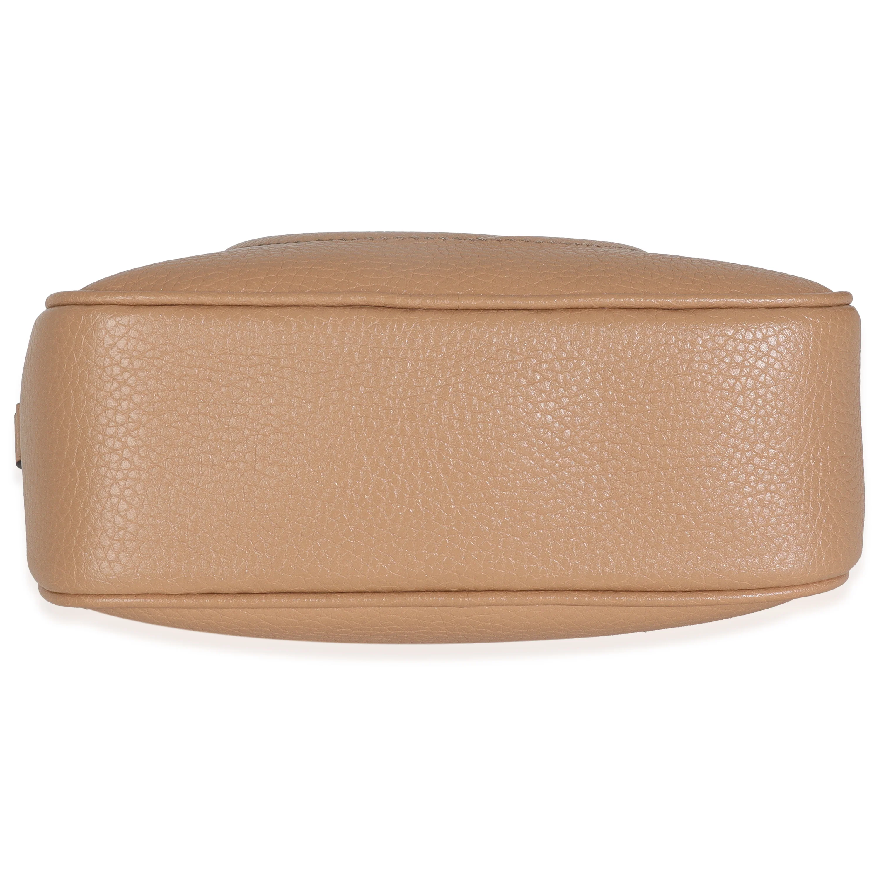 Camelia Pebbled Calfskin Small Soho Disco Bag - Image 5