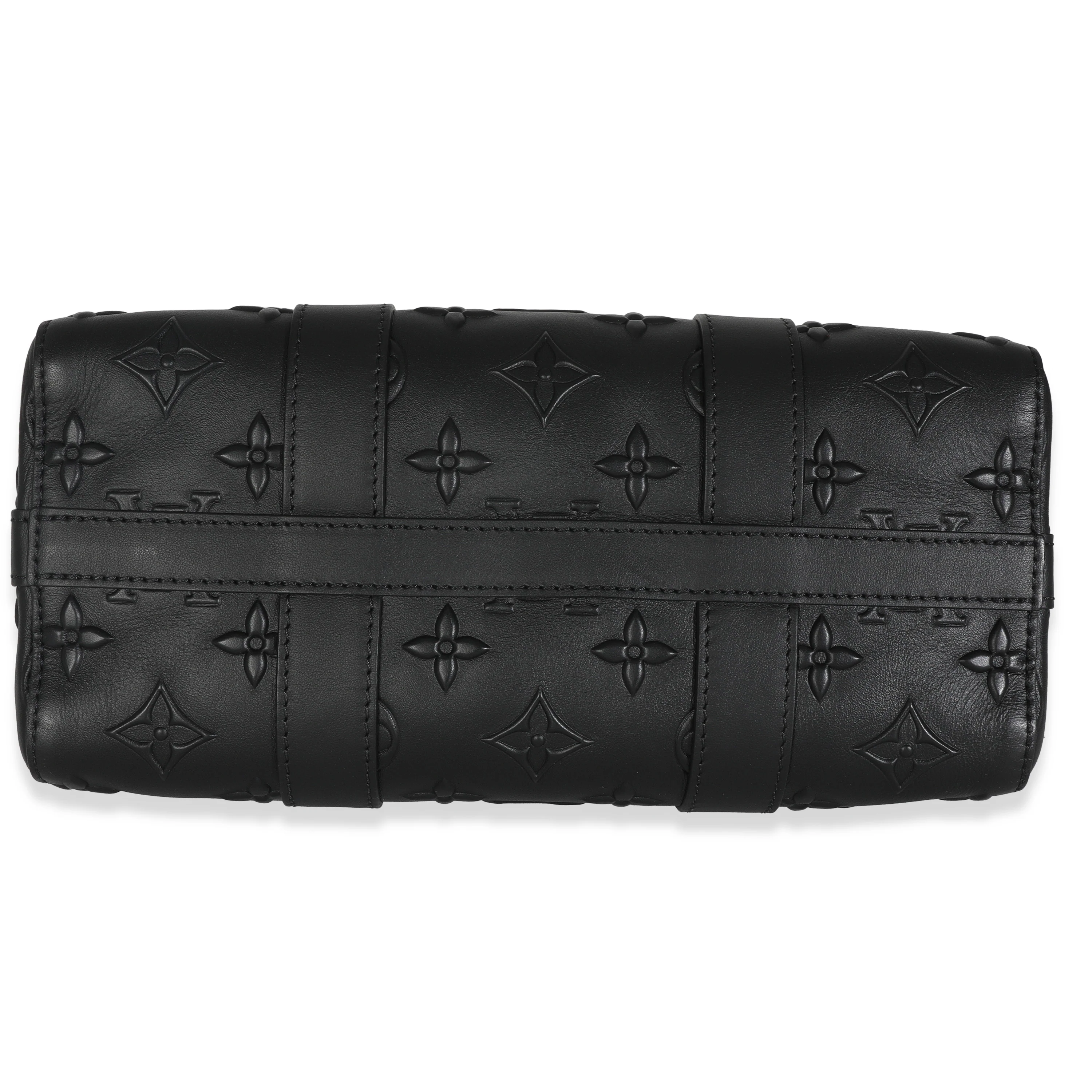 Black Monogram Seal City Keepall - Image 5