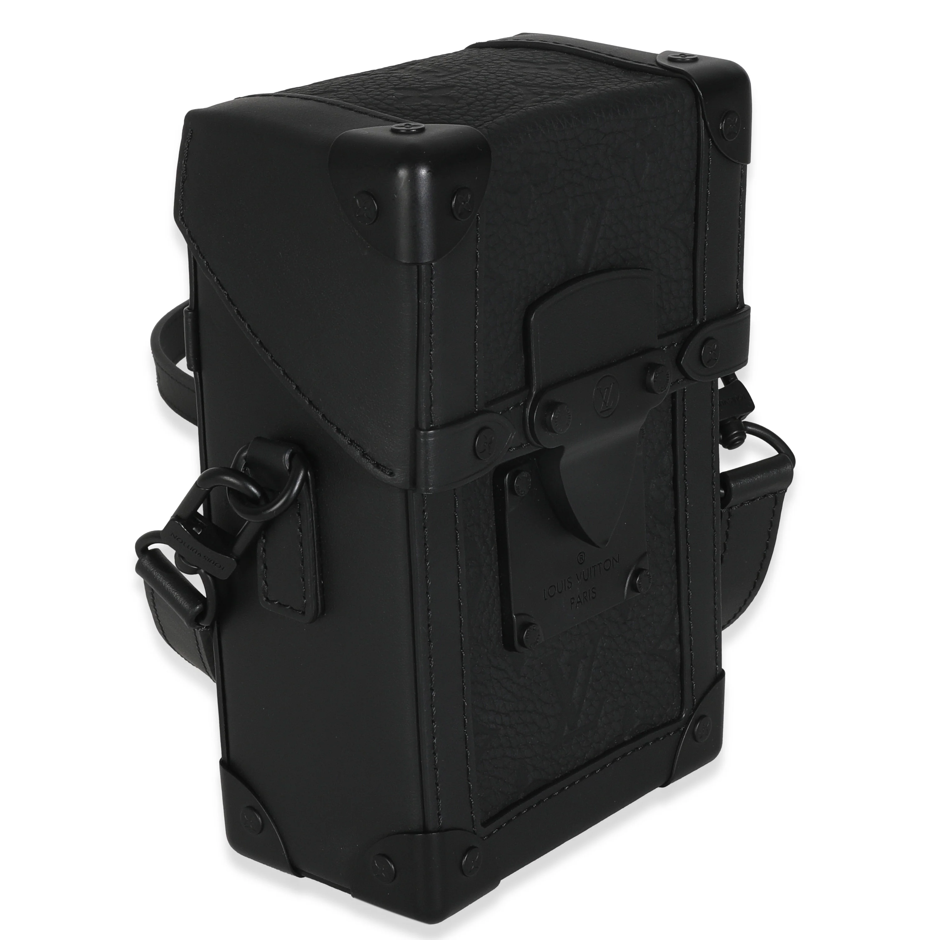 Black Taurillon Monogram Vertical Trunk Wearable Wallet - Image 4