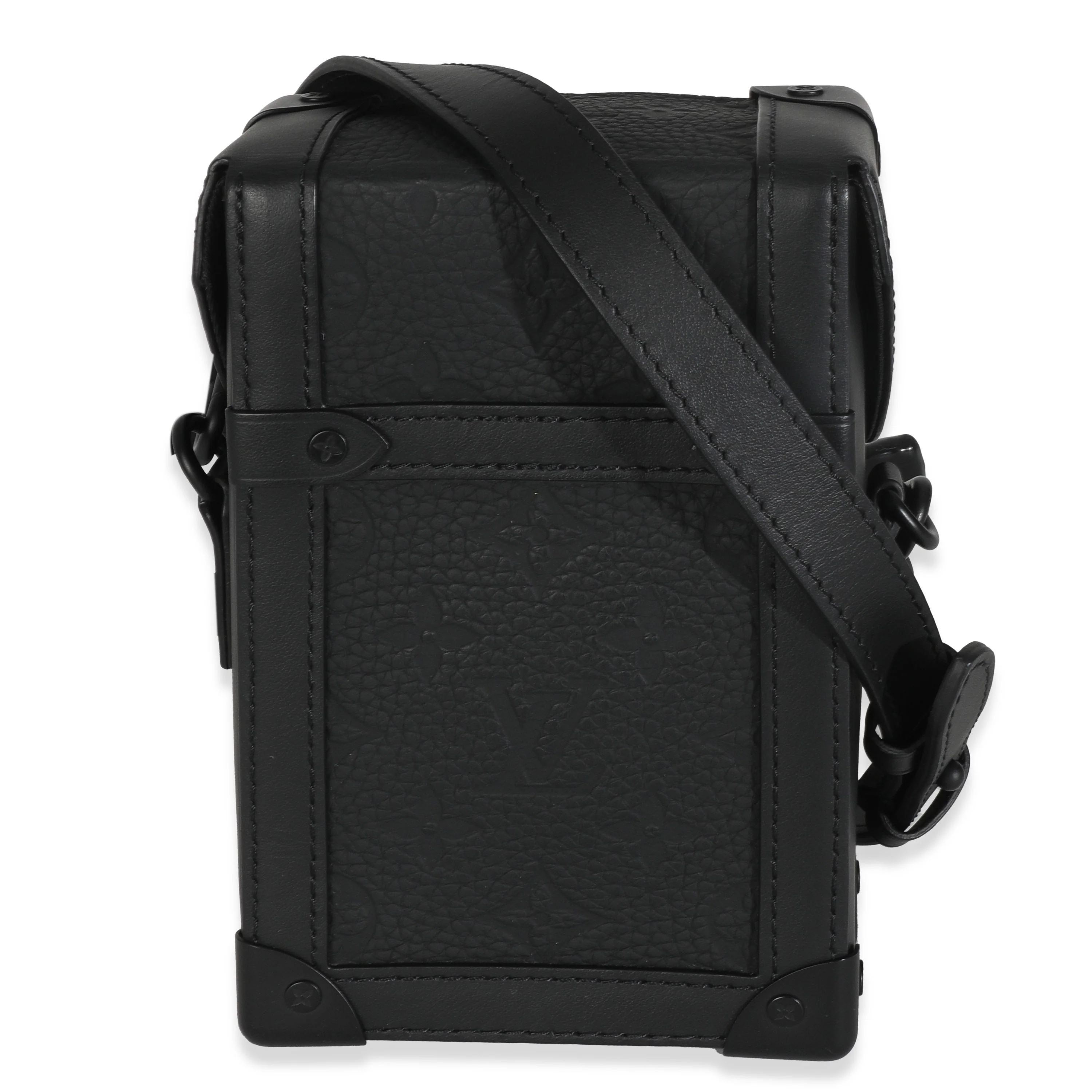 Black Taurillon Monogram Vertical Trunk Wearable Wallet - Image 5