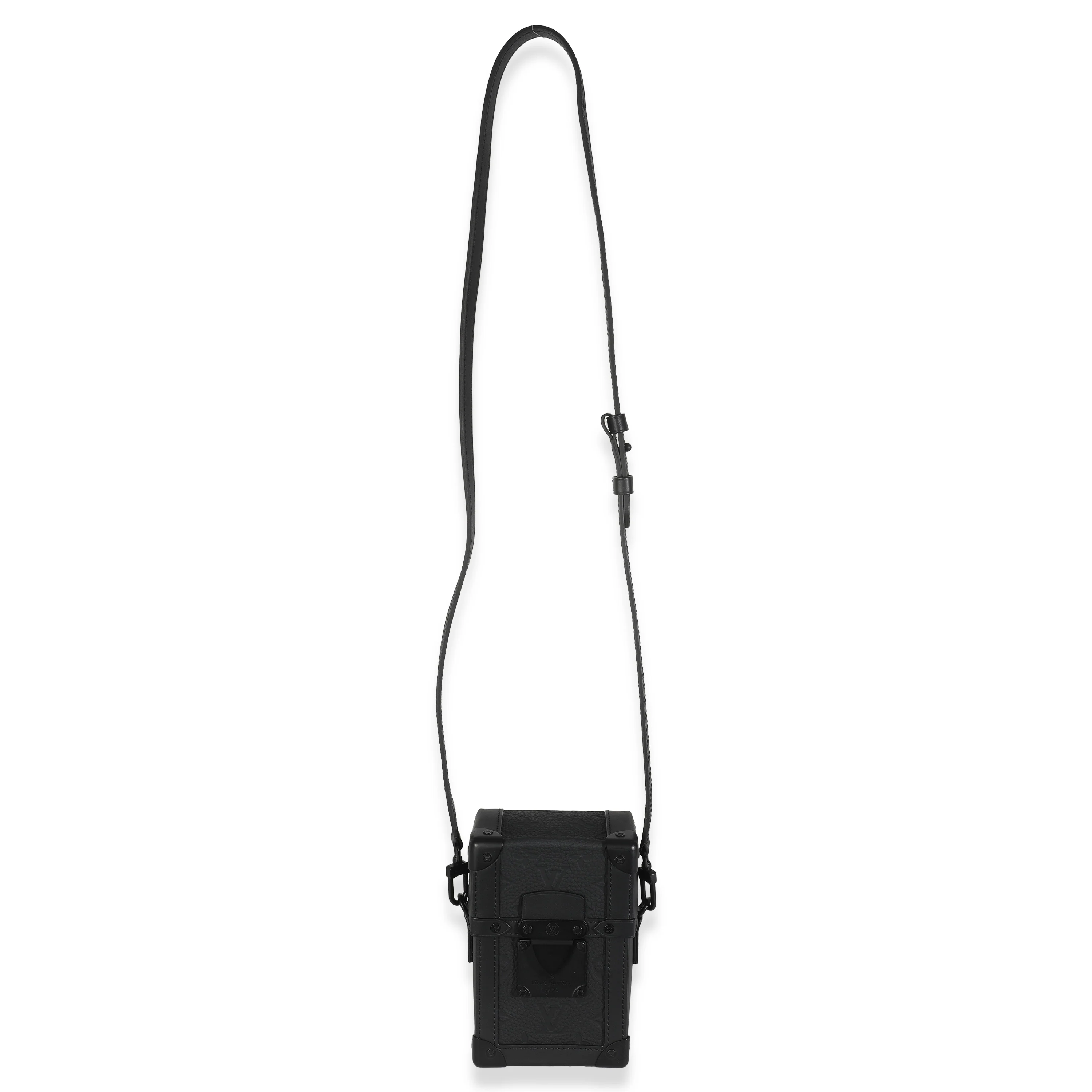 Black Taurillon Monogram Vertical Trunk Wearable Wallet - Image 7