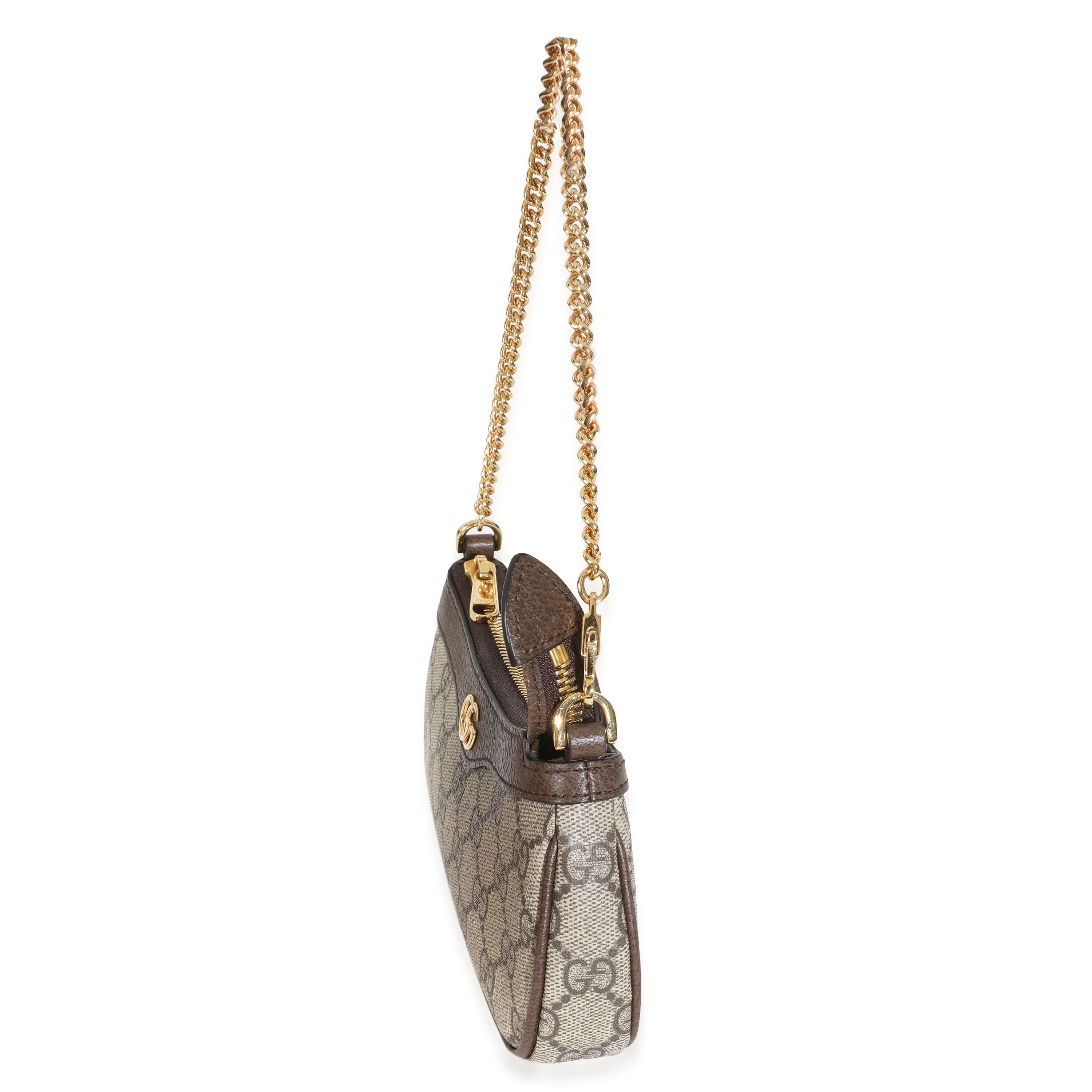 Beige GG Supreme Canvas Ophidia Mini Bag