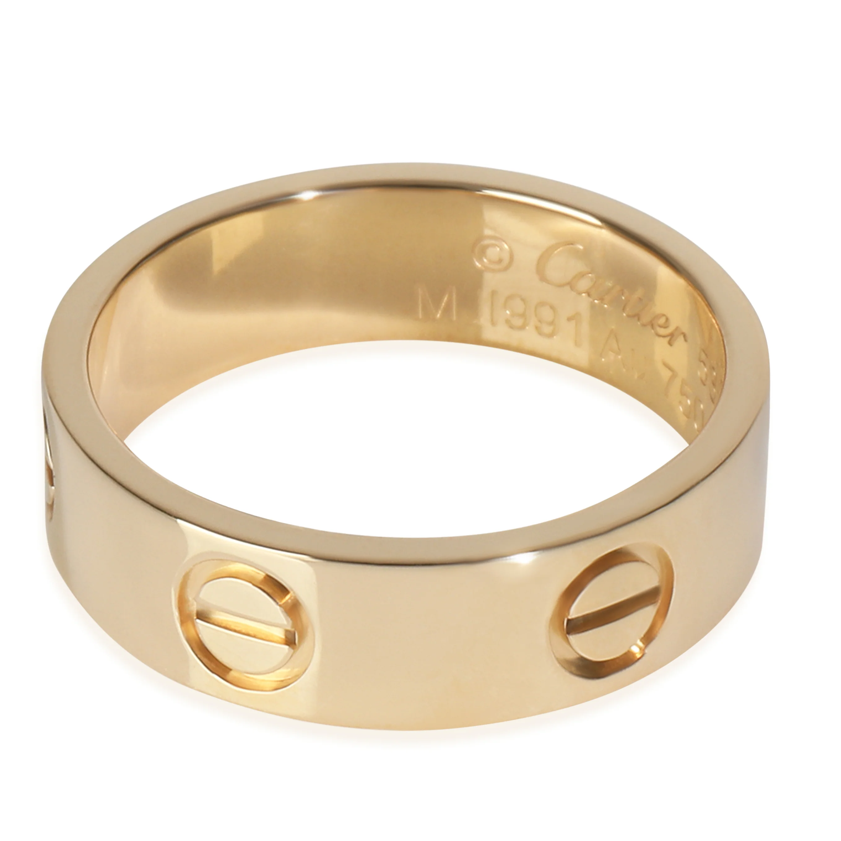 Yellow Gold  Love Ring - Image 2