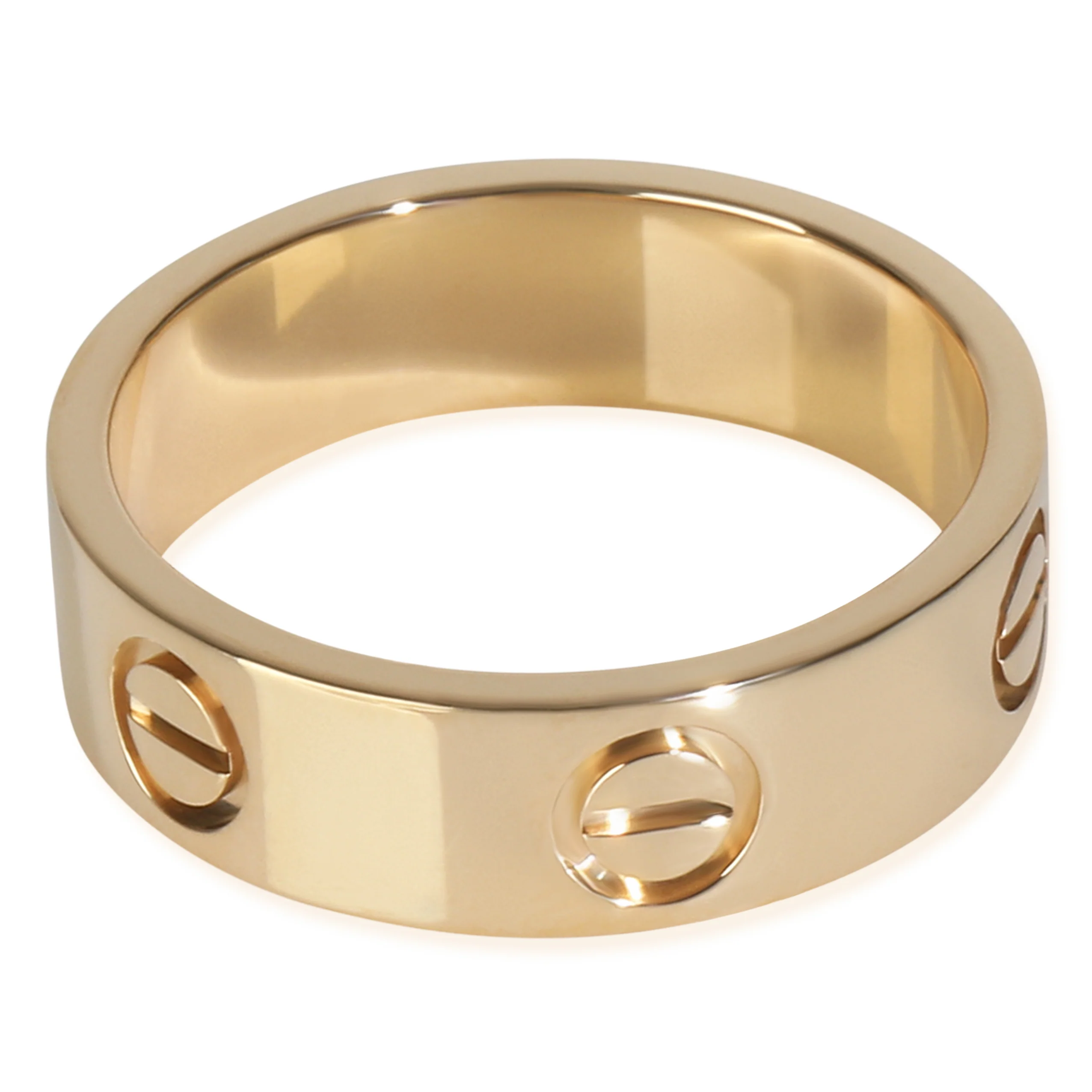 Yellow Gold  Love Ring - Image 3