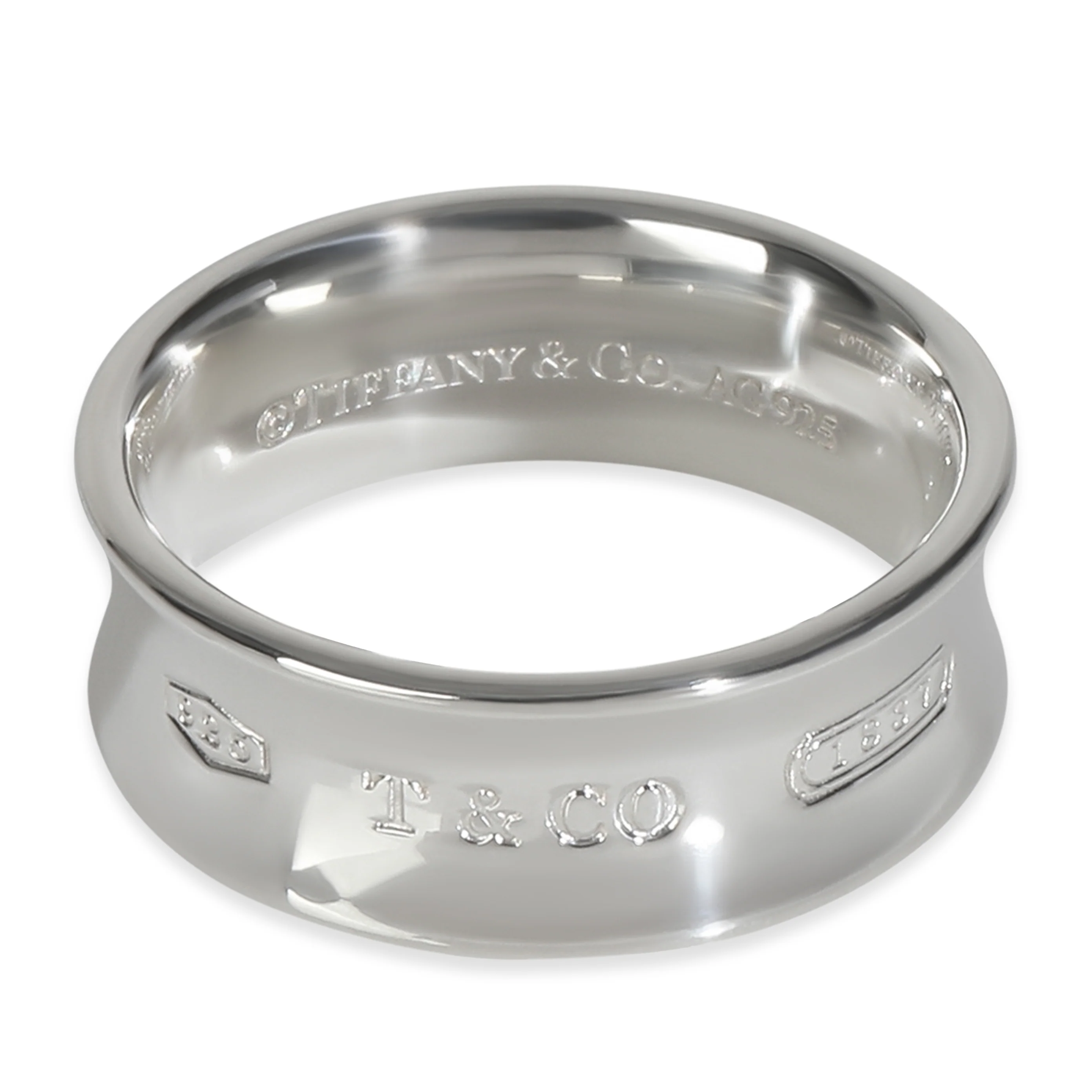 Sterling Silver  Medium 1837 Ring