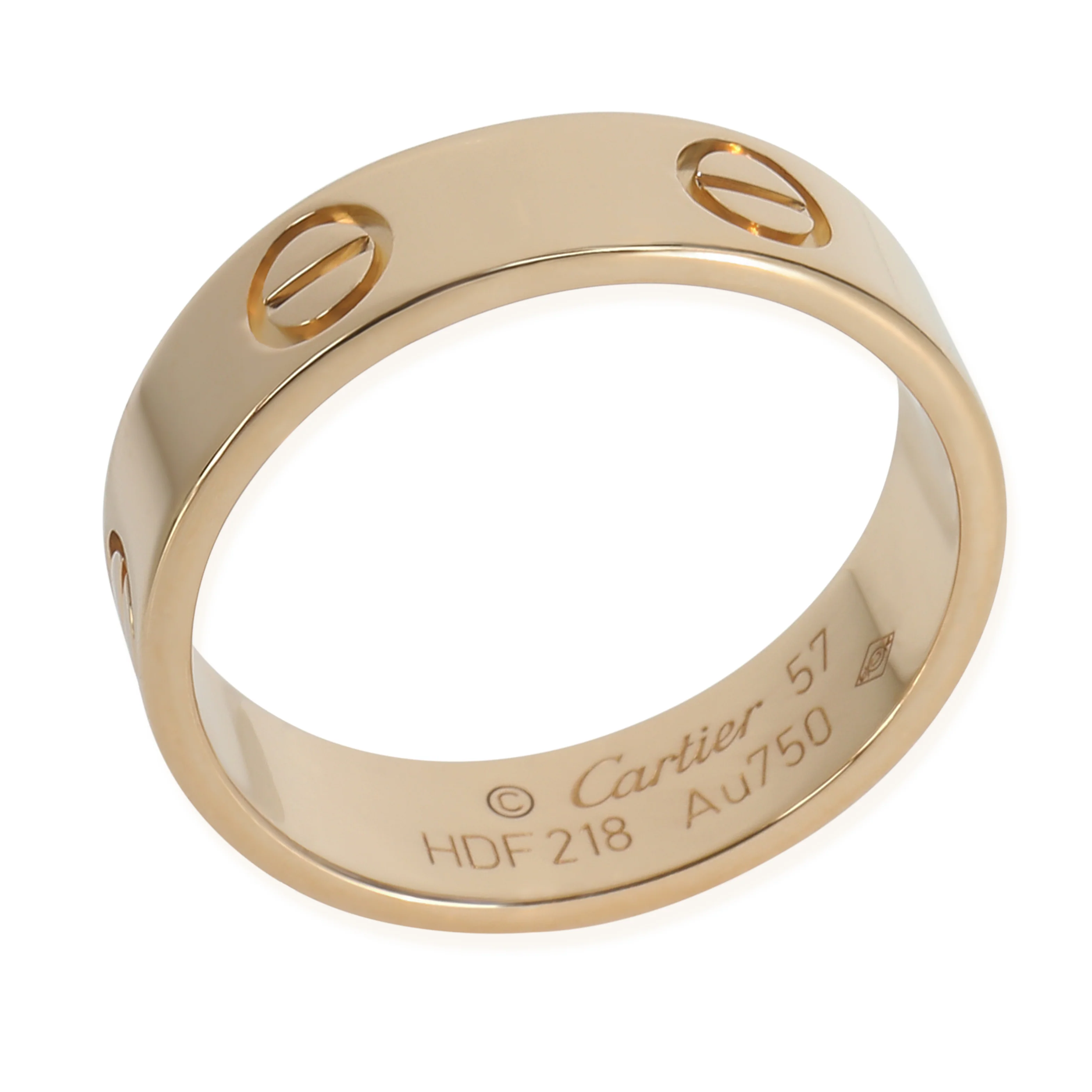 Yellow Gold  Love Ring - Image 6