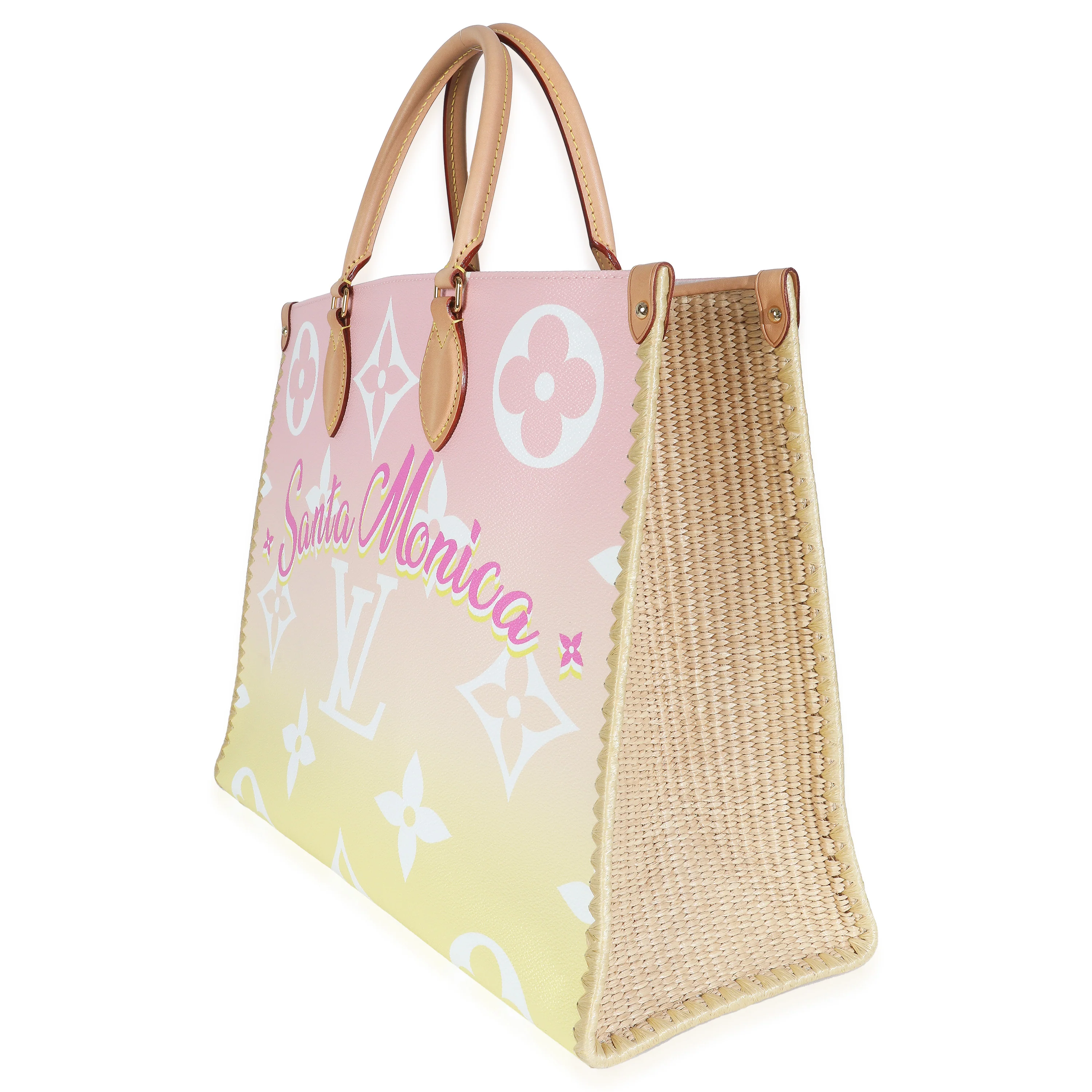 Light Pink Monogram Giant By The Pool Santa Monica Onthego GM - Image 4