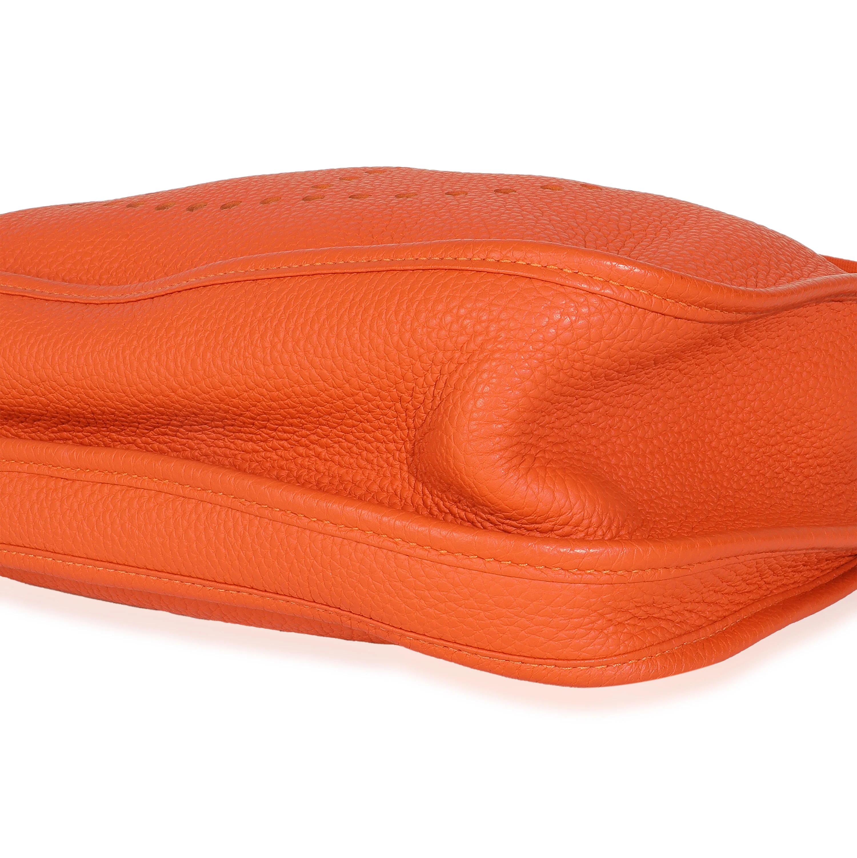 Orange Taurillon Clemence Evelyne III GM PHW - Image 6