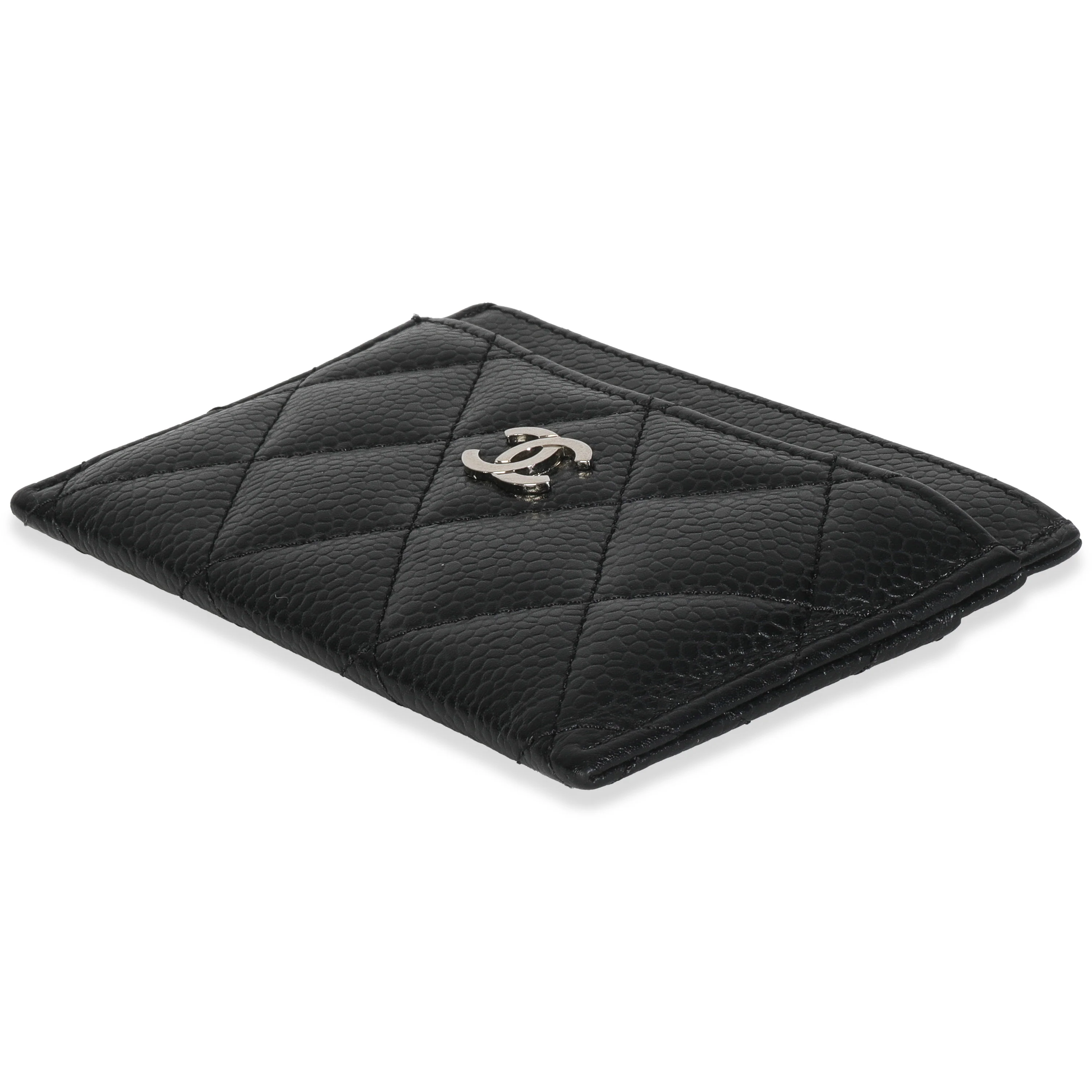 Black Quilted Classic Card Holder - Image 6