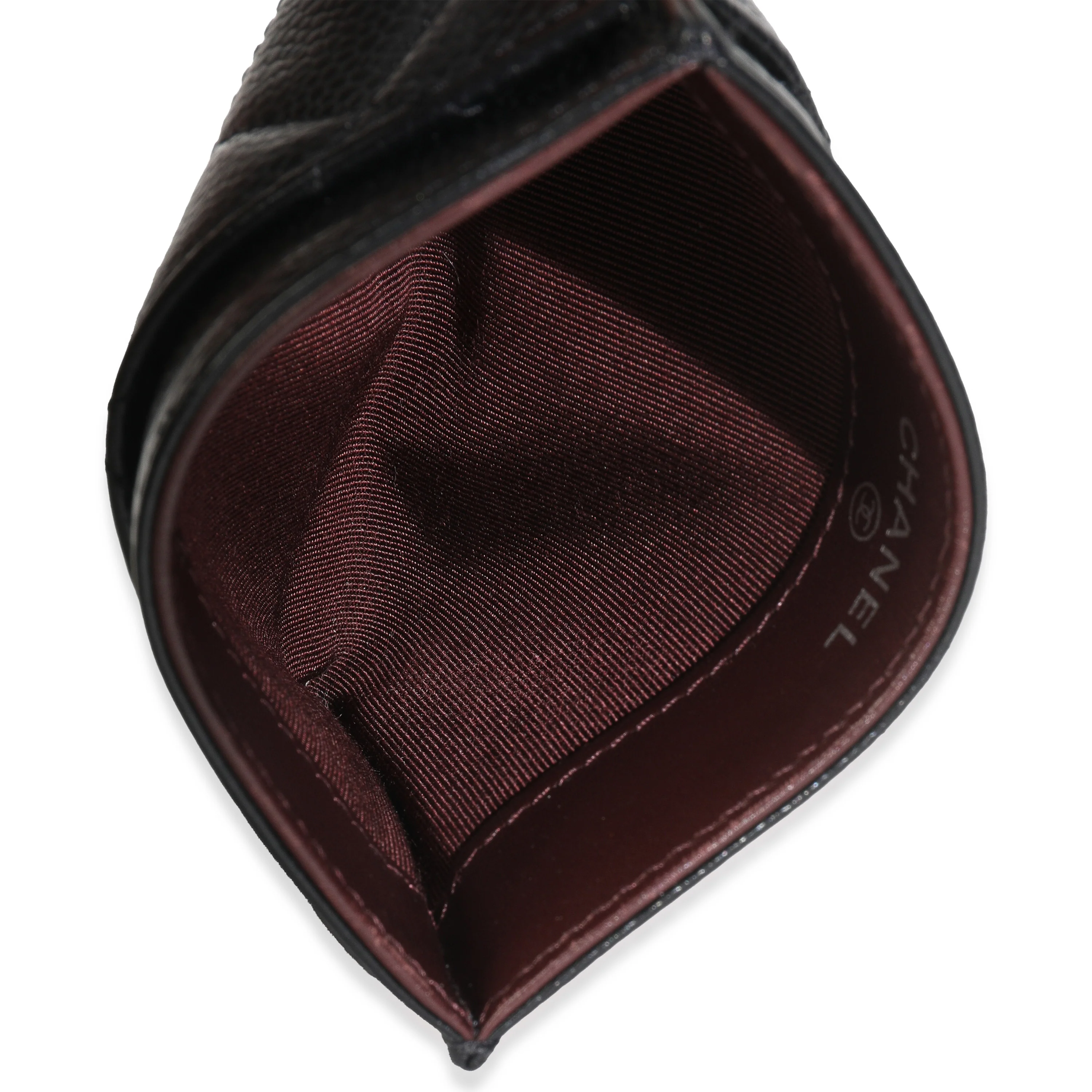 Black Quilted Classic Card Holder - Image 8