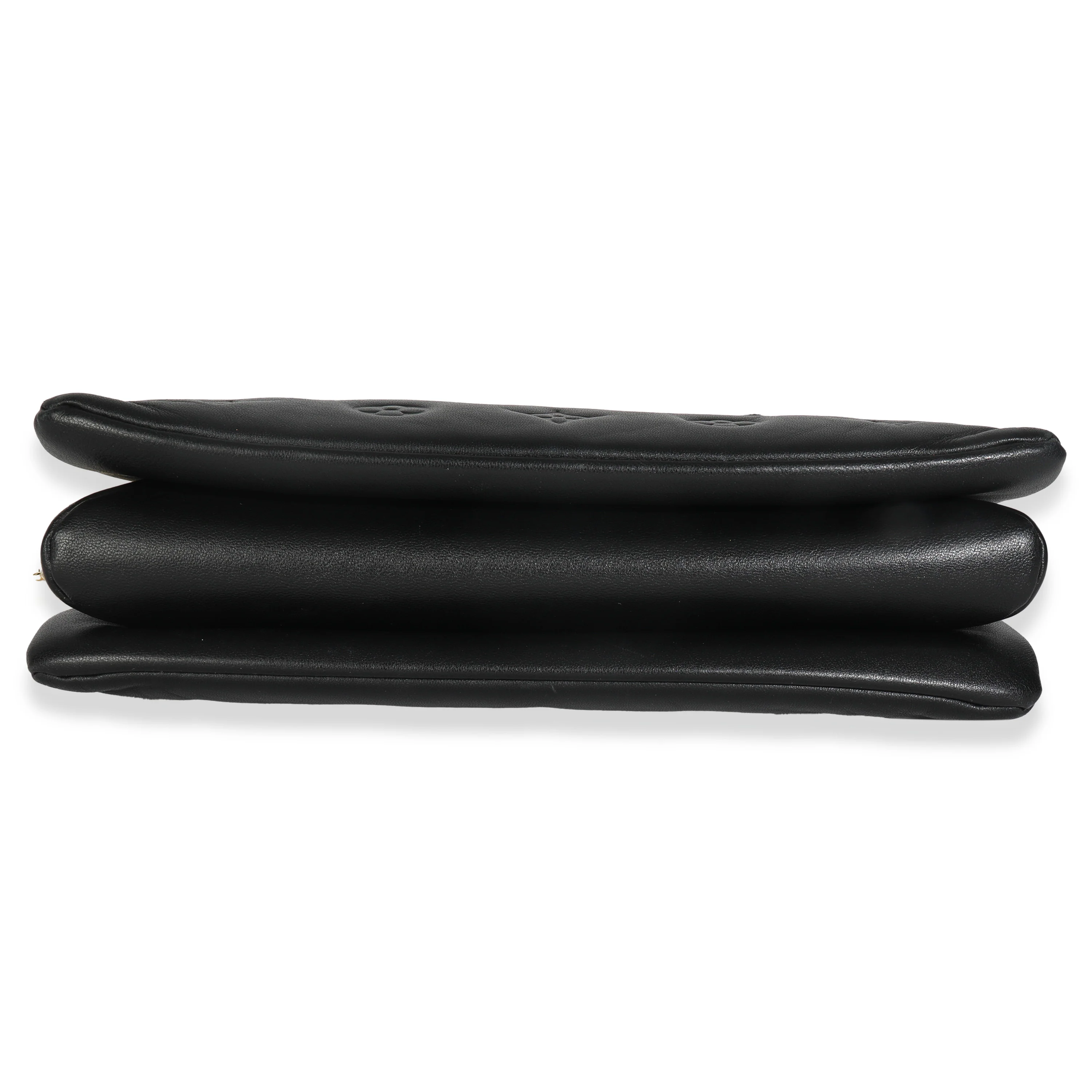 Black Monogram Embossed Lambskin Coussin PM - Image 5